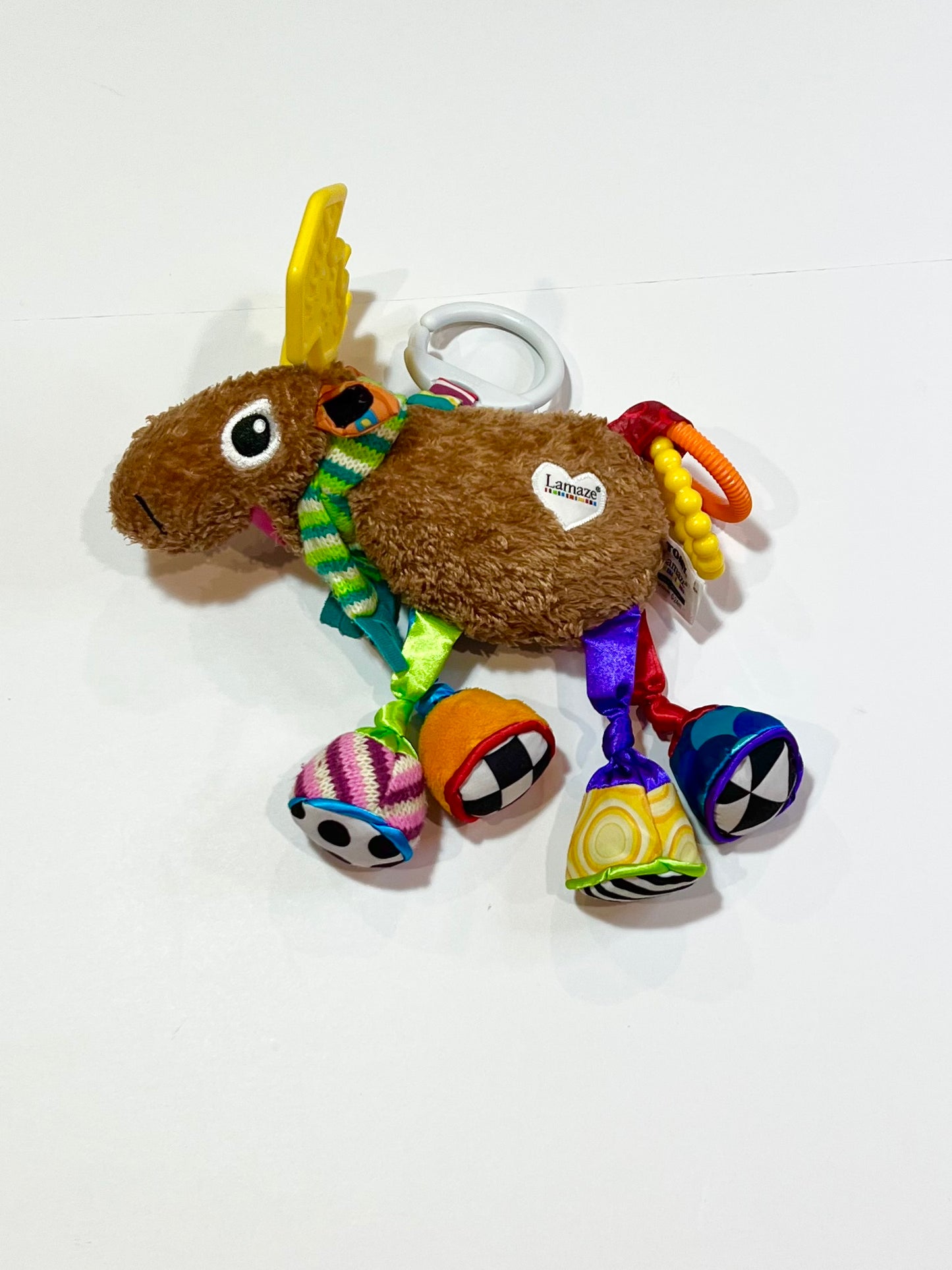 Colourful moose pram toy