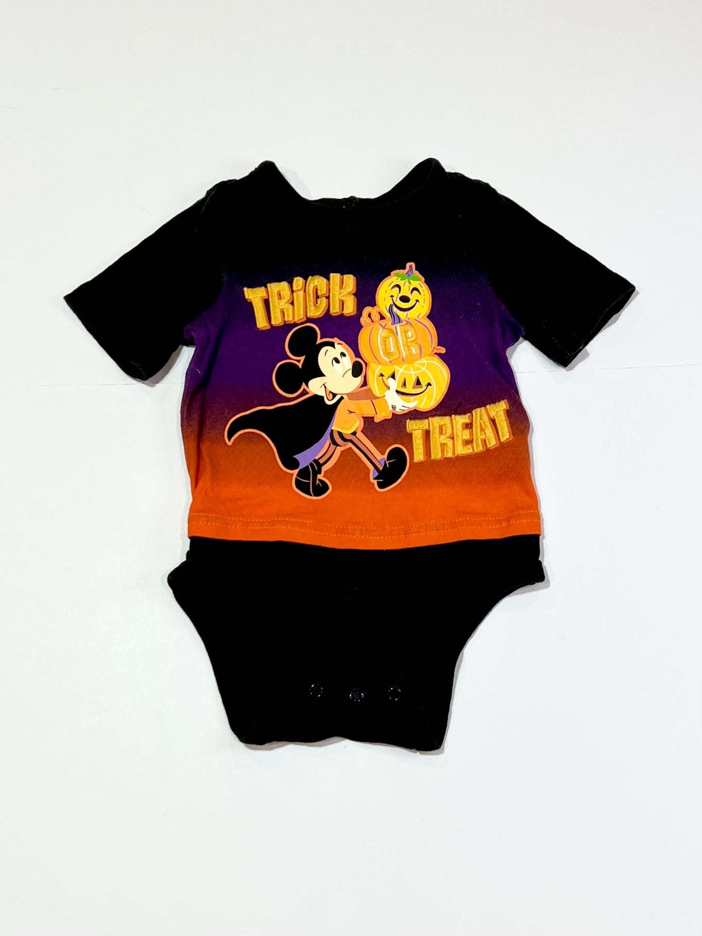 Mickey Halloween bodysuit - Size 9-12 months
