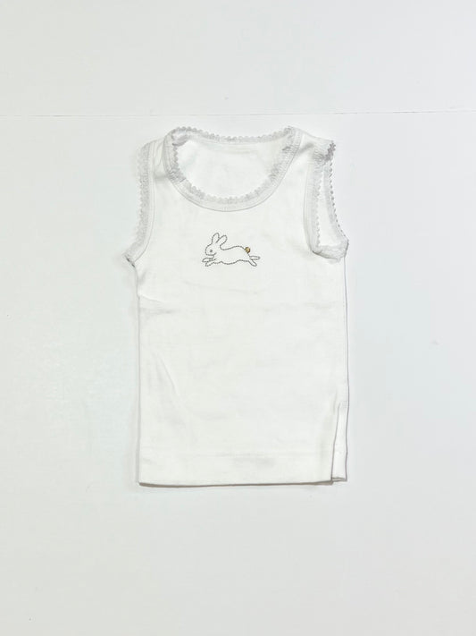 Bunny lace trim singlet - Size 0000