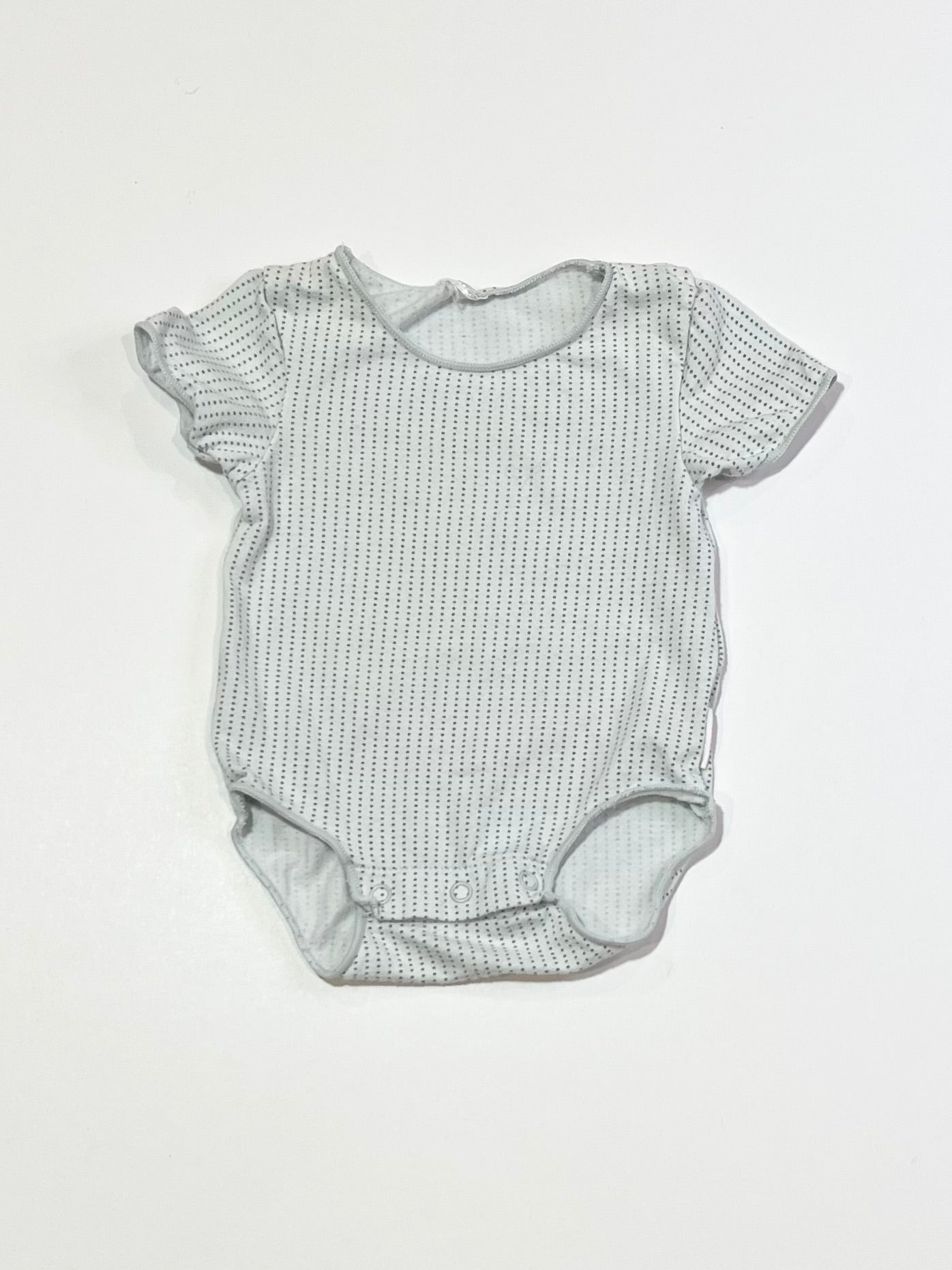 Grey spotty bodysuit - Size 0000