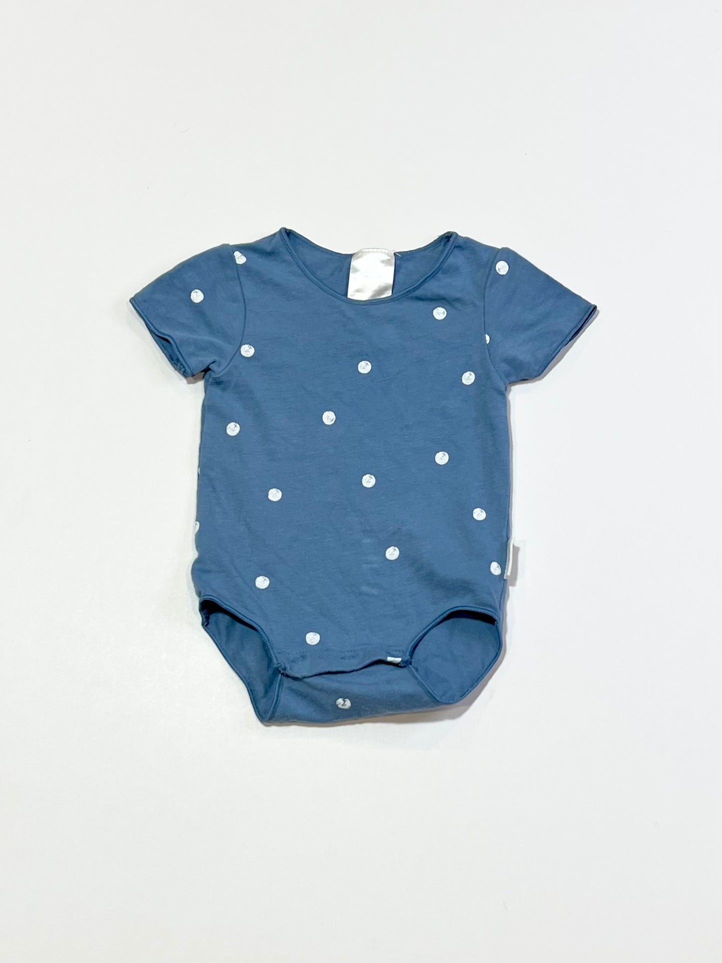 Blue spotty bodysuit - Size 0000