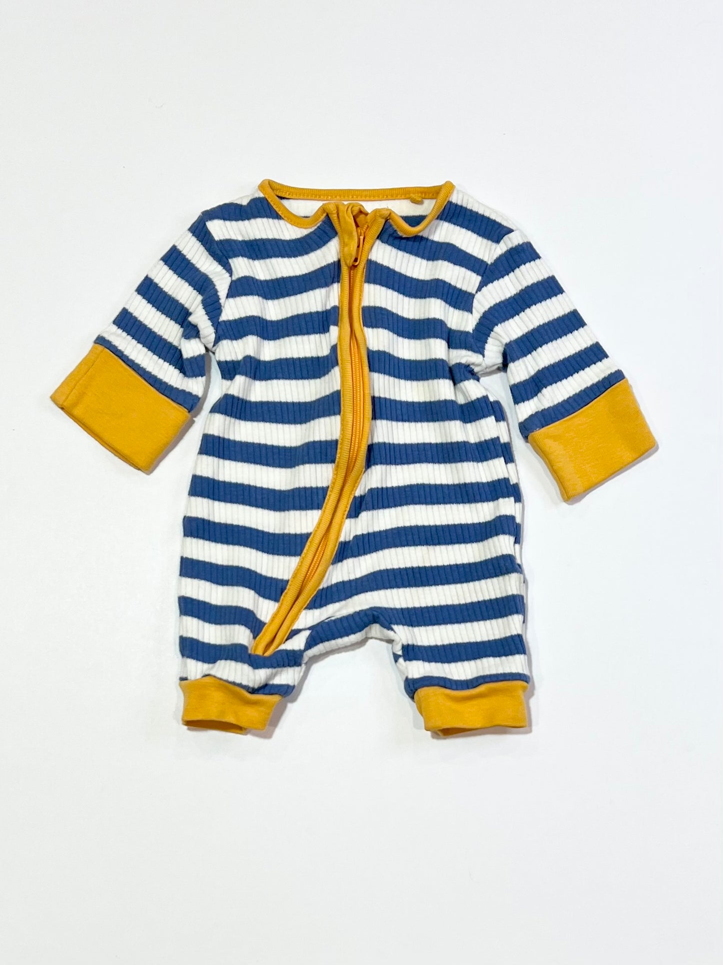 Striped ribbed romper - Size 0000