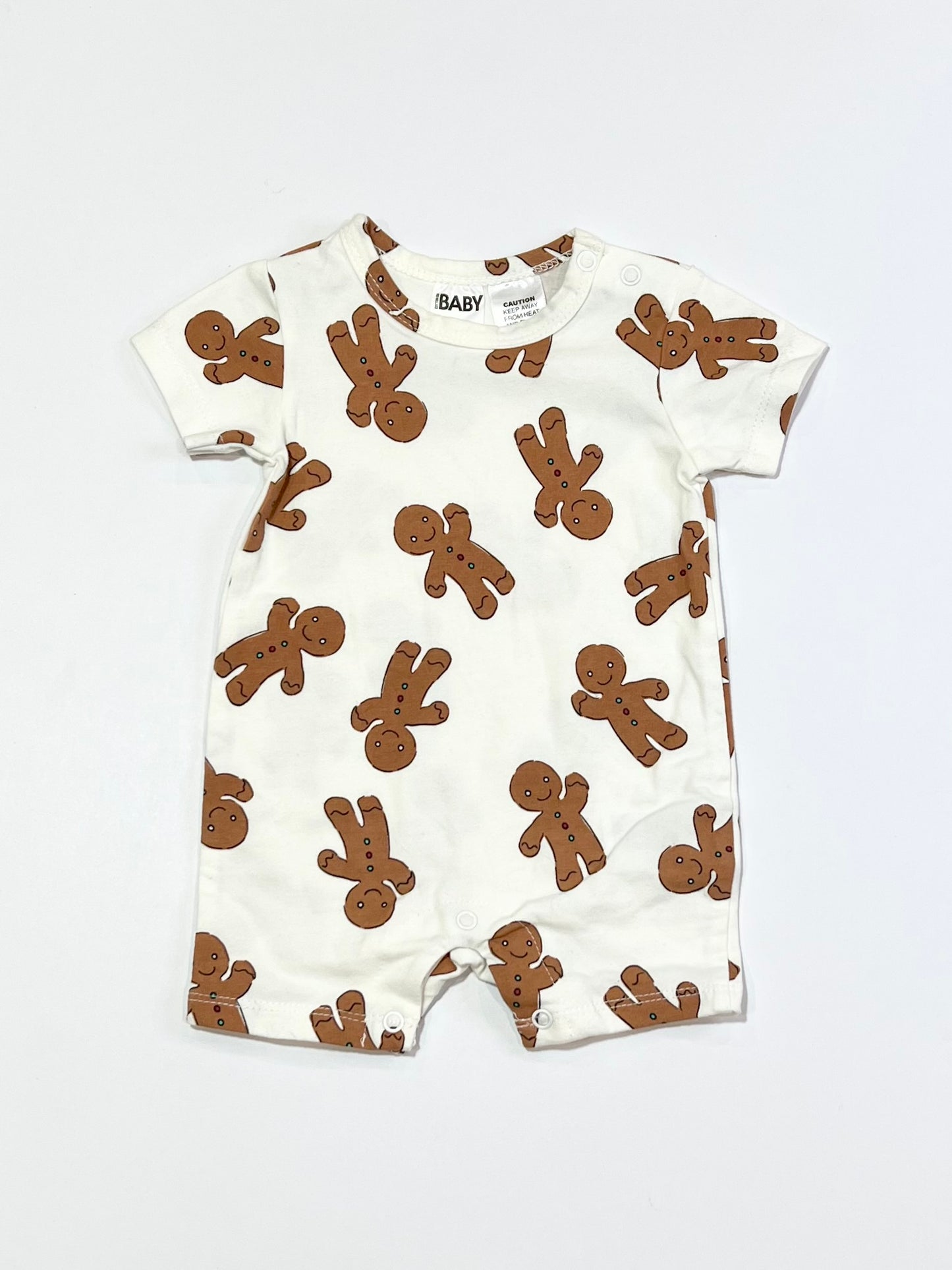 Gingerbread romper - Size 0000
