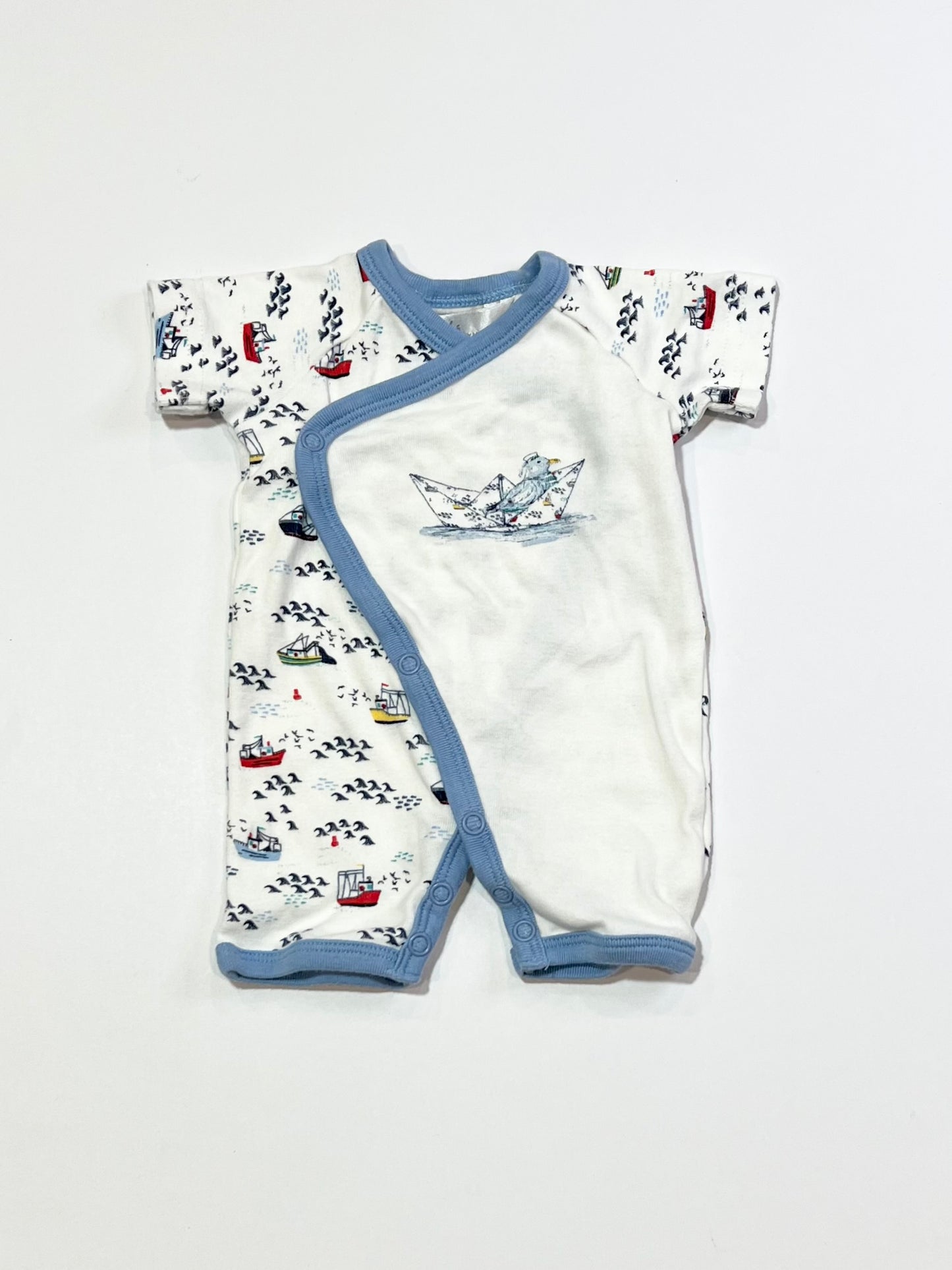 Sailing seagull romper - Size 00000