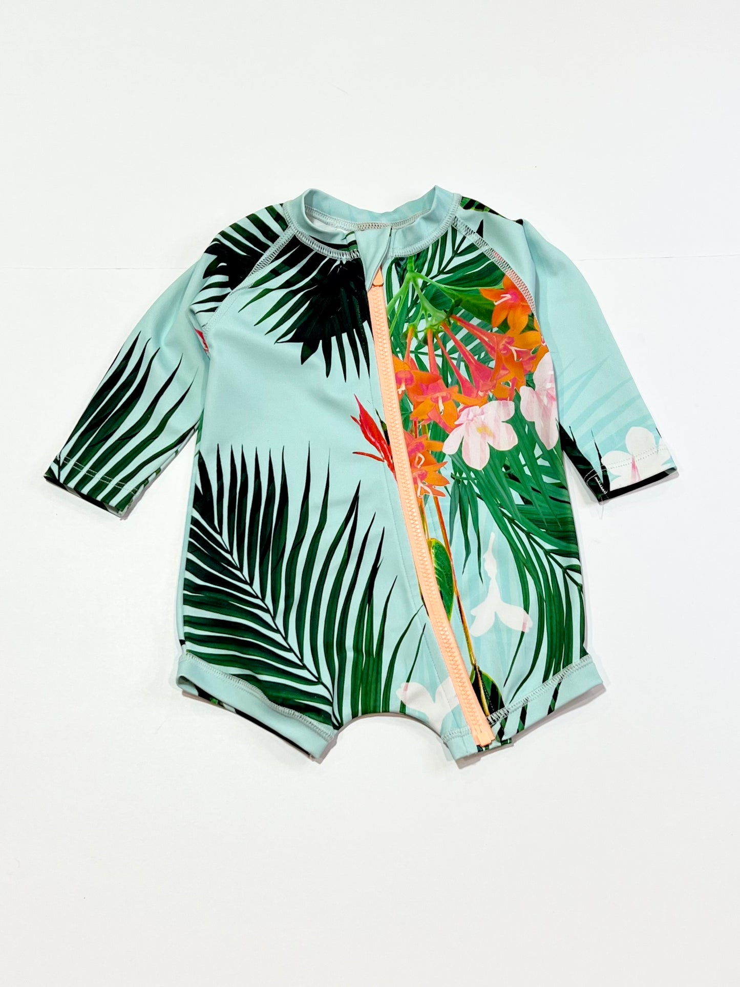 Floral zip swim suit - Size 000