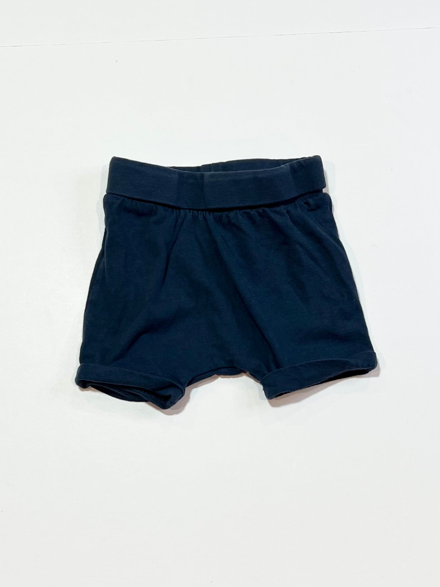 Navy jersey shorts - Size 000
