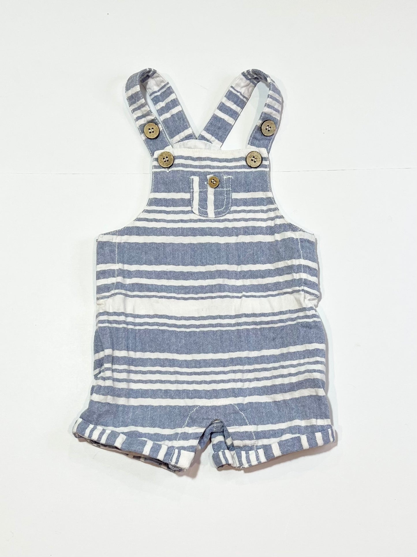 Woven cotton overalls - Size 000