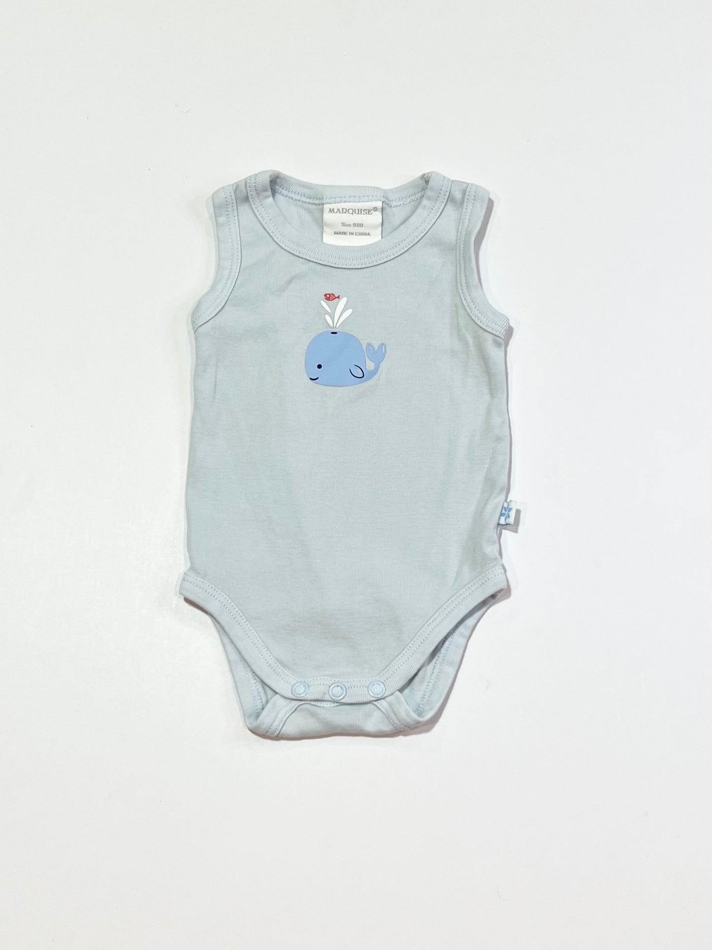 Blue whale bodysuit - Size 000