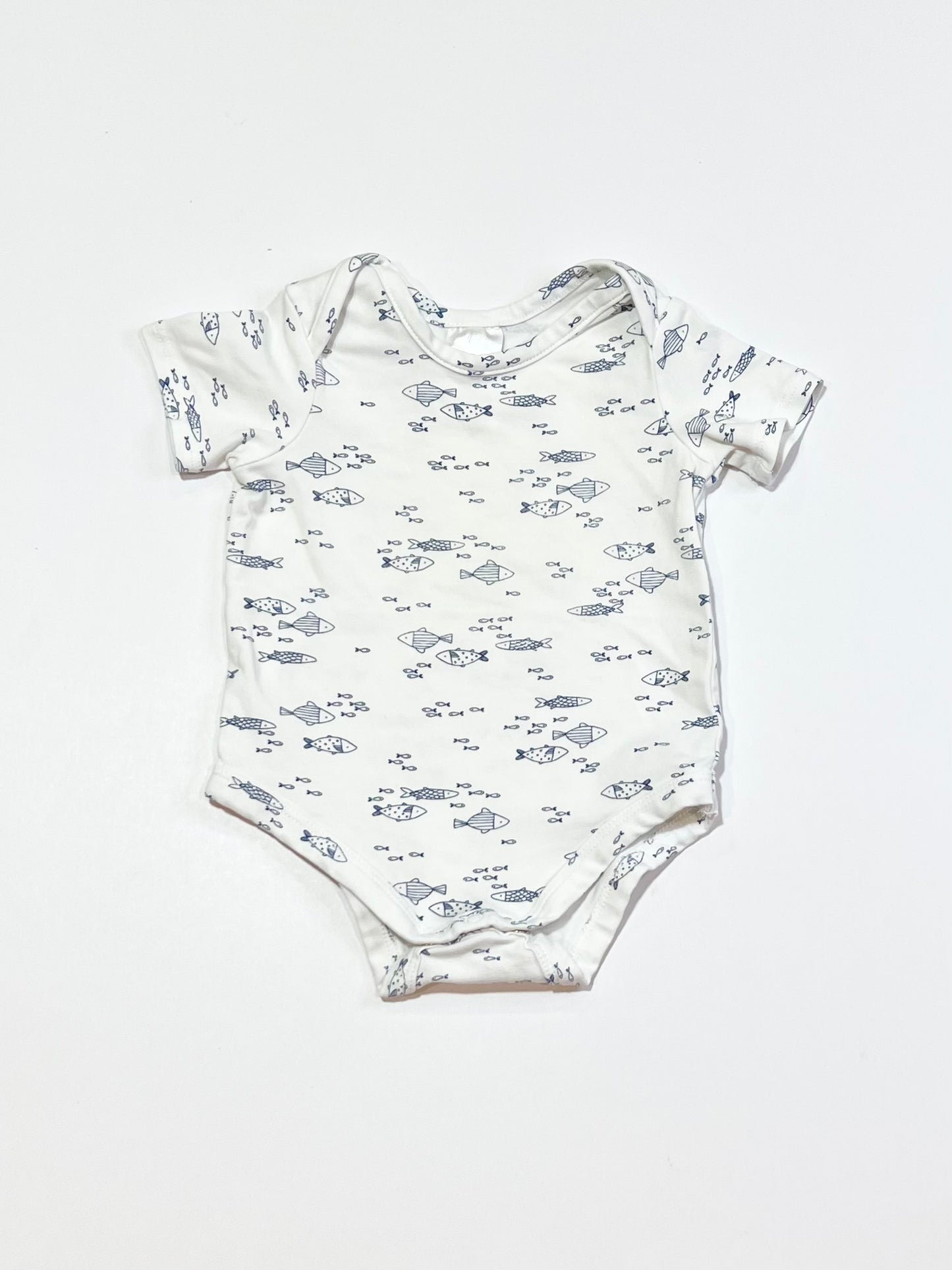 Blue fish bodysuit - Size 000
