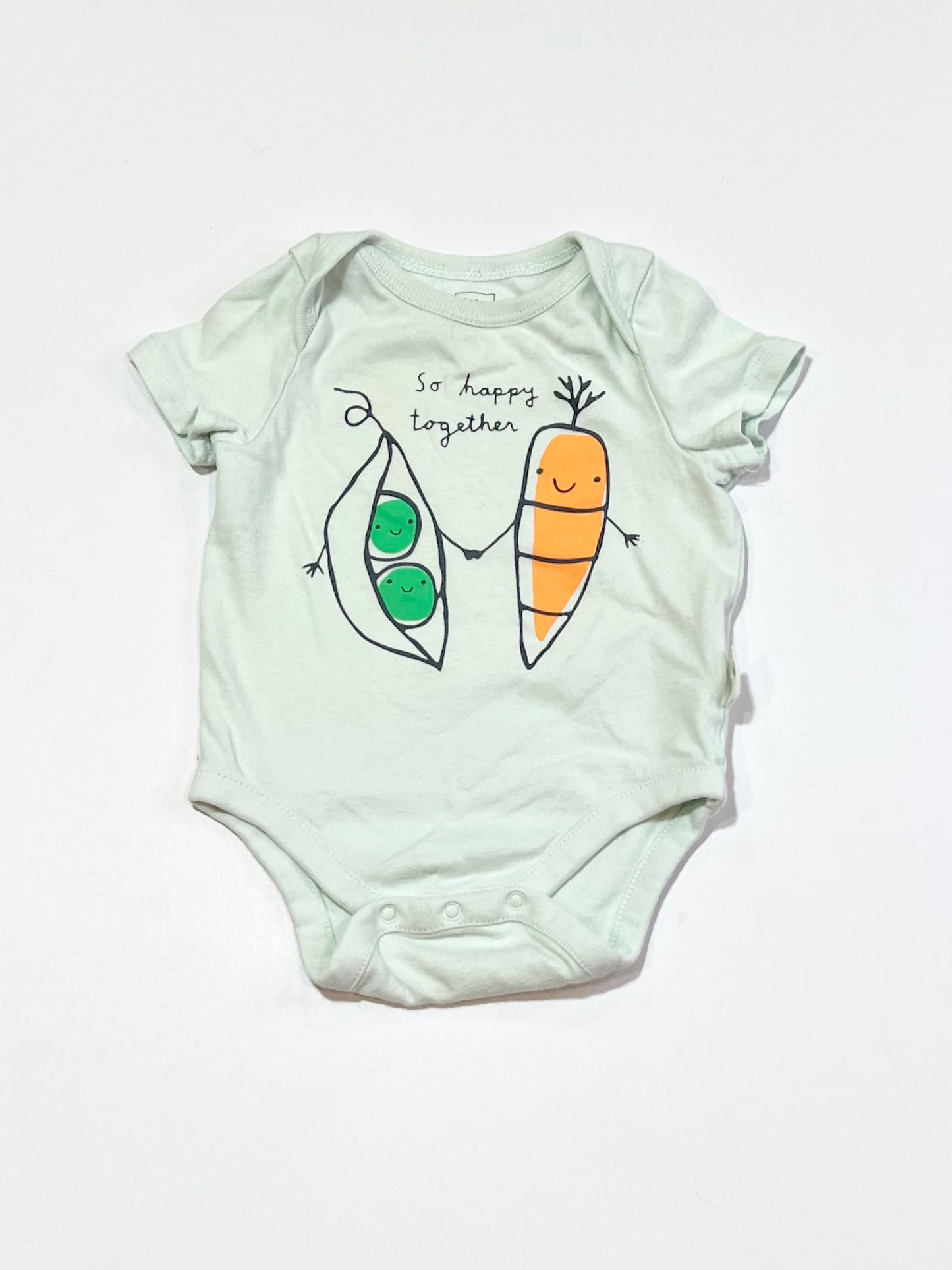 Peas and carrot bodysuit - Size 000