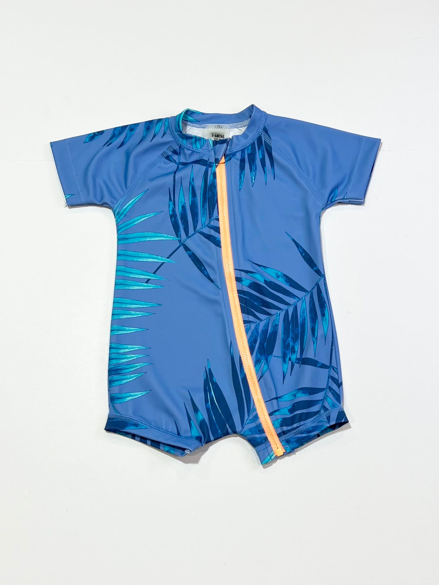 Blue zip swim suit - Size 00