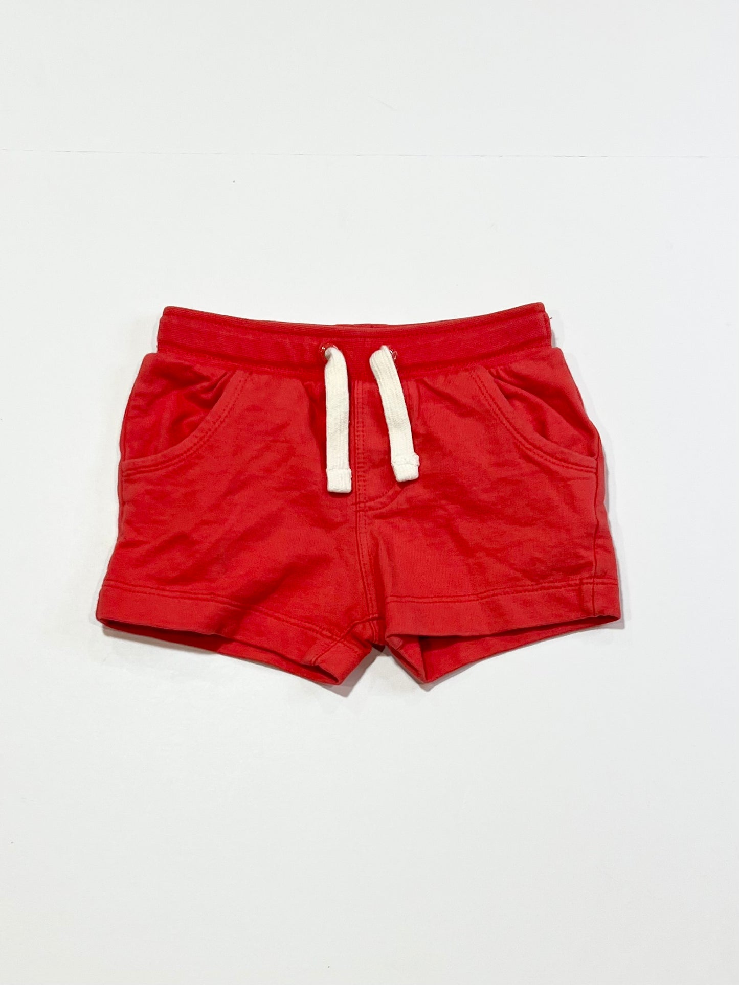 Red jersey shorts - Size 00