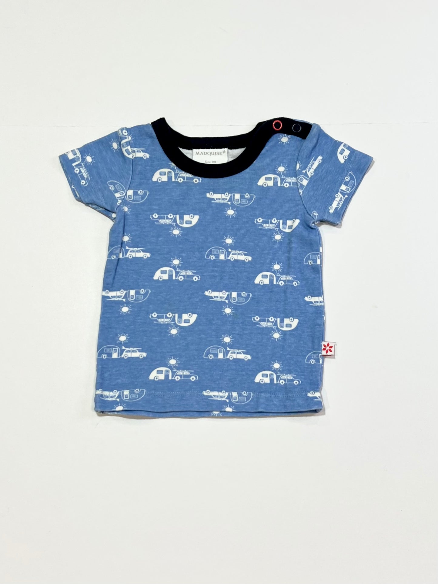 Ribbed caravanning tee - Size 00