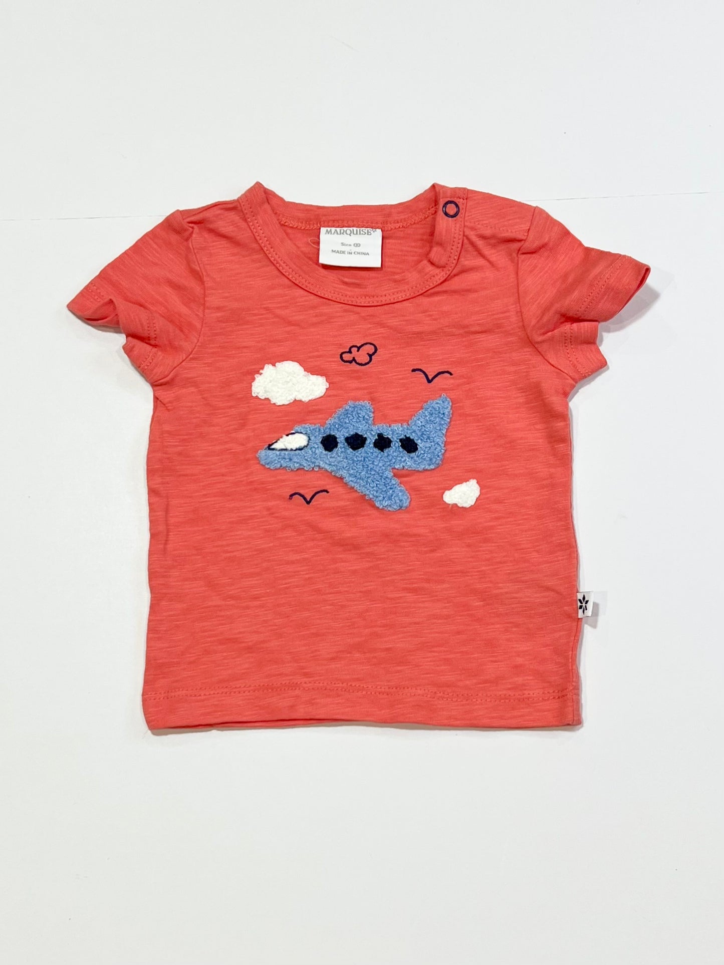 Red aeroplane tee - Size 00