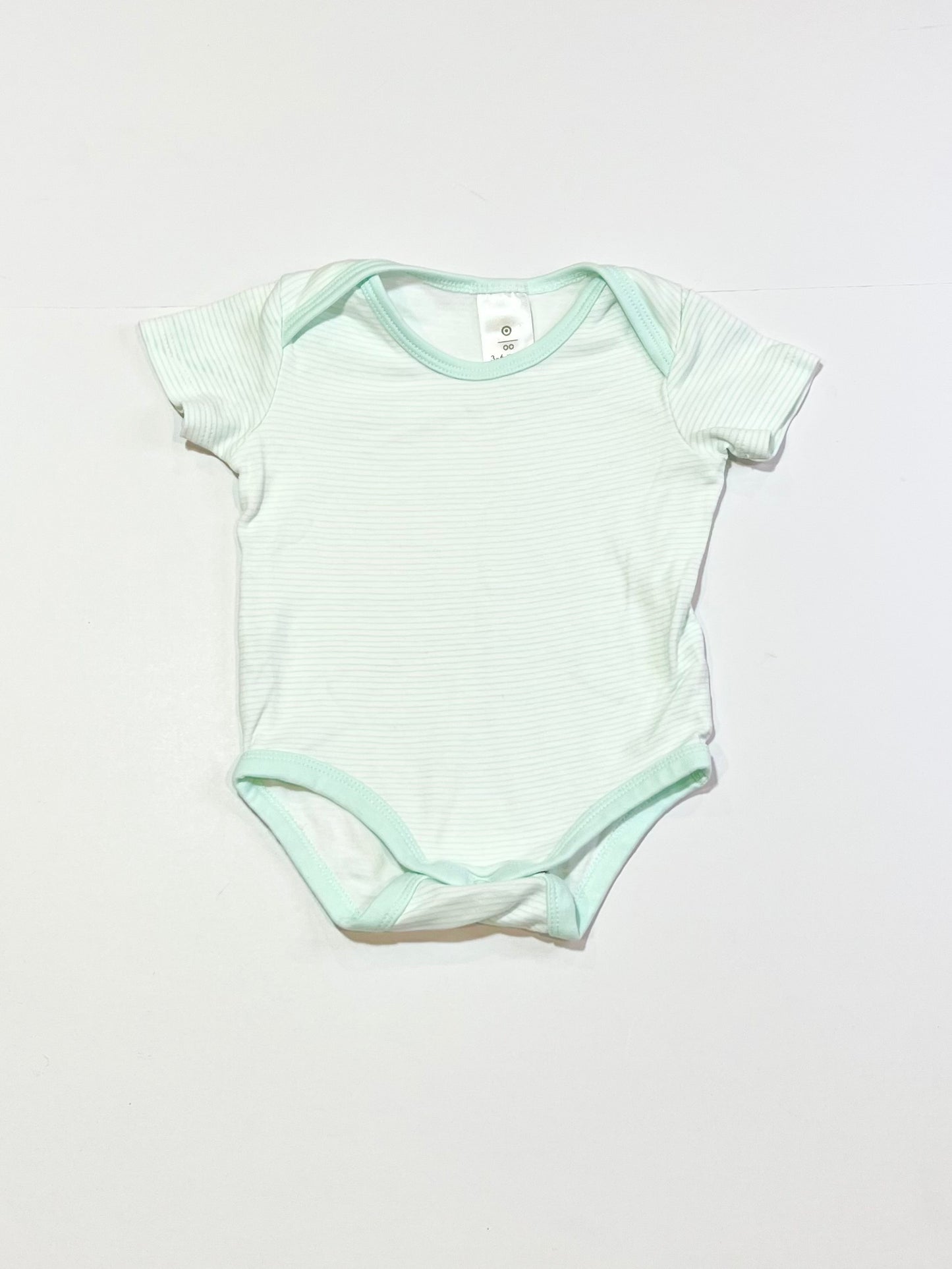 Green striped bodysuit - Size 00