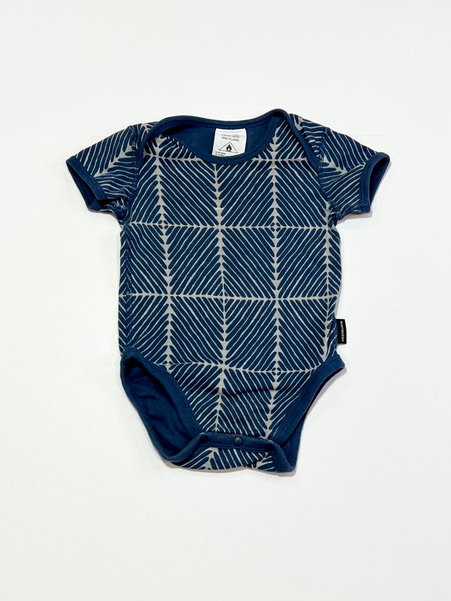 Blue patterned bodysuit - Size 00