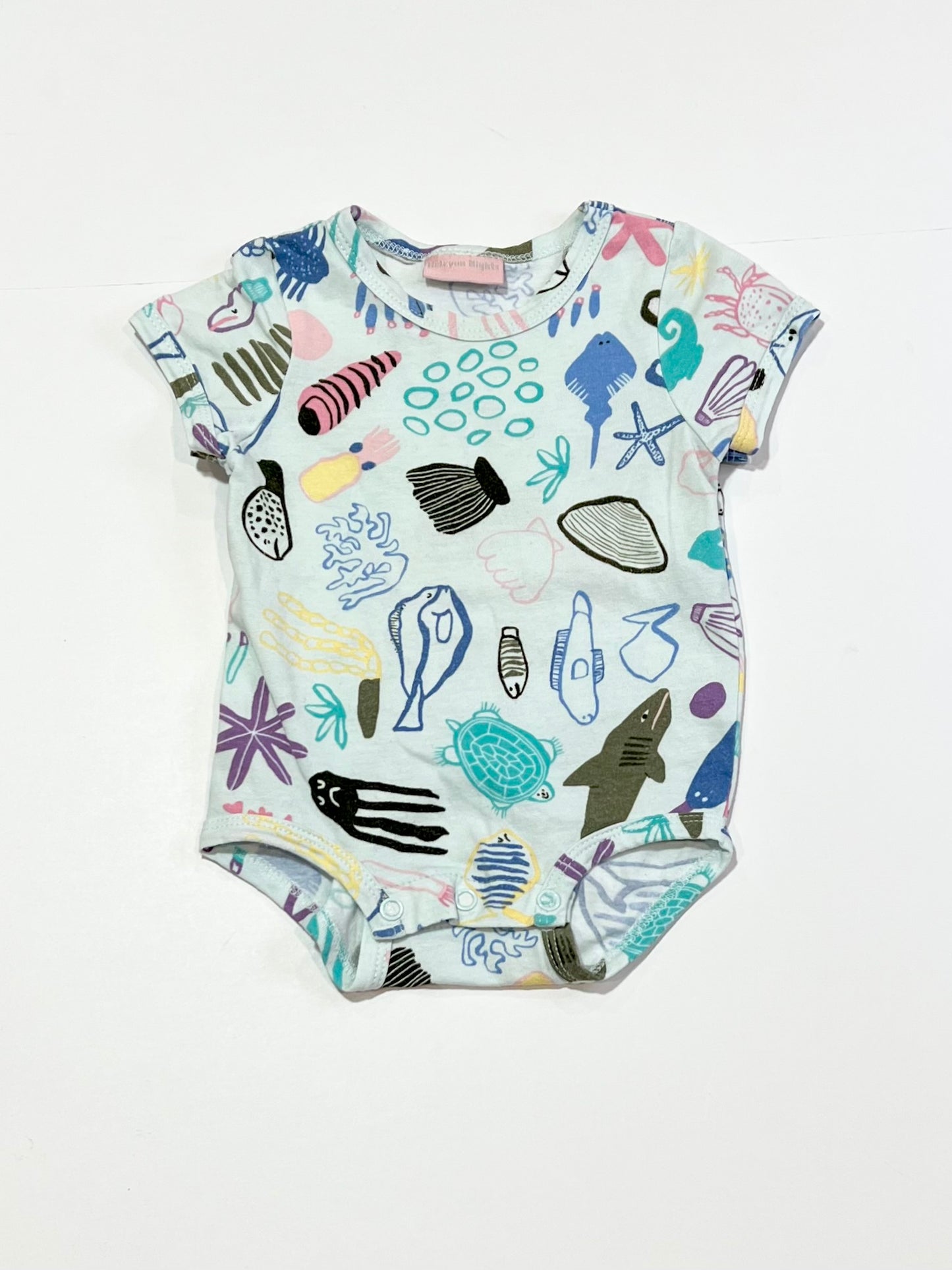 Sea creatures bodysuit - Size 00