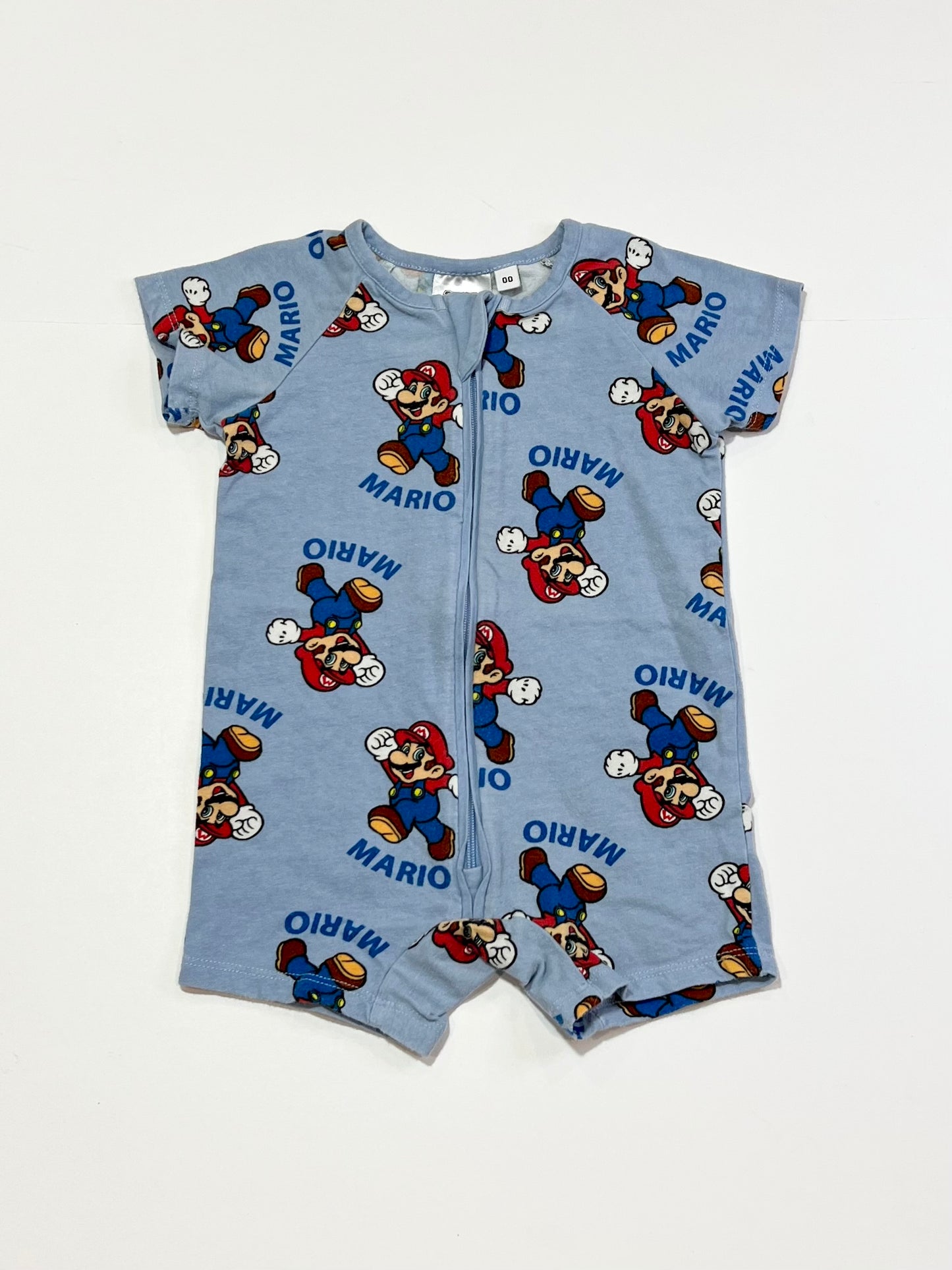 Mario zip romper - Size 00