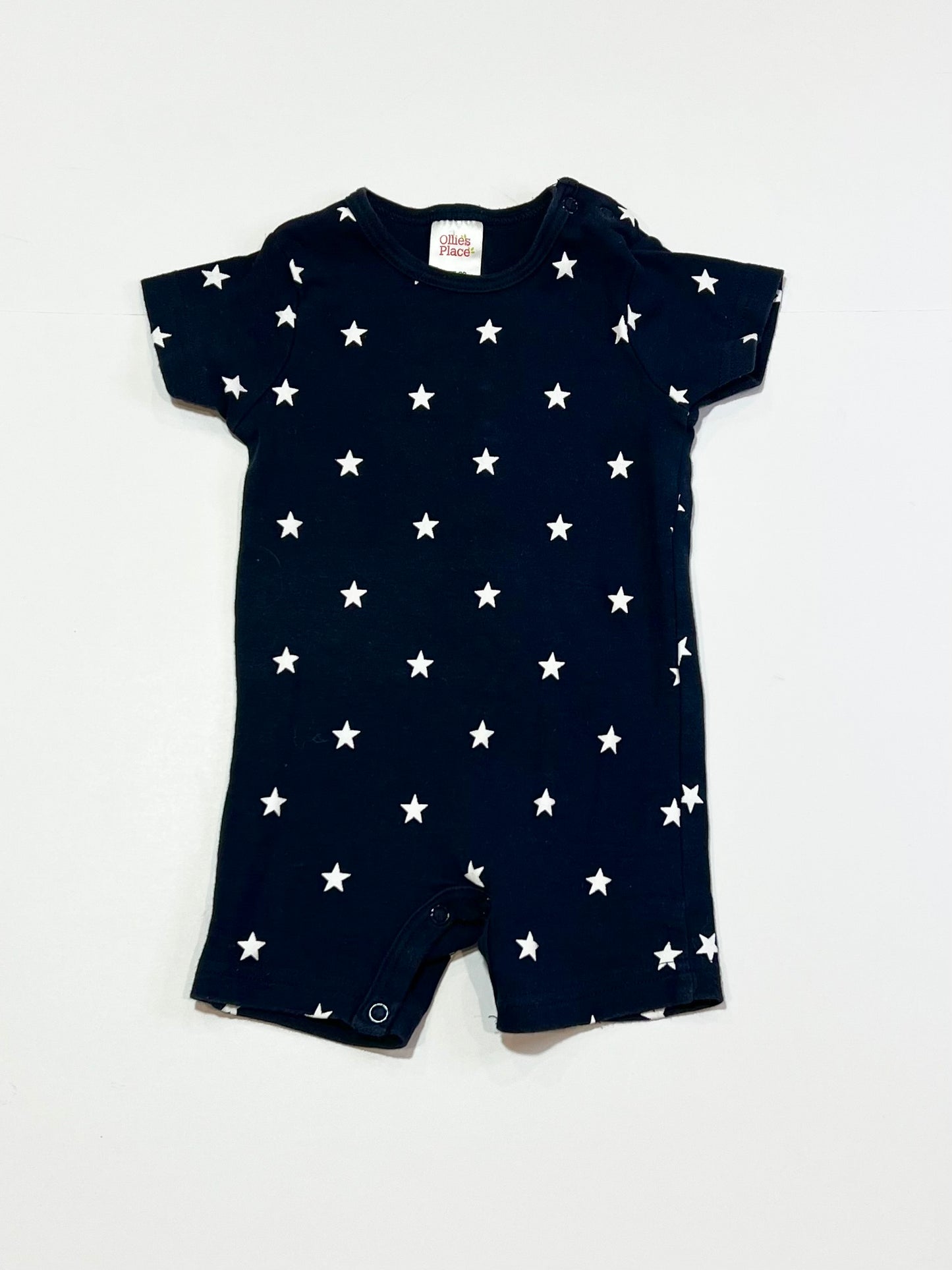 Navy stars romper - Size 00