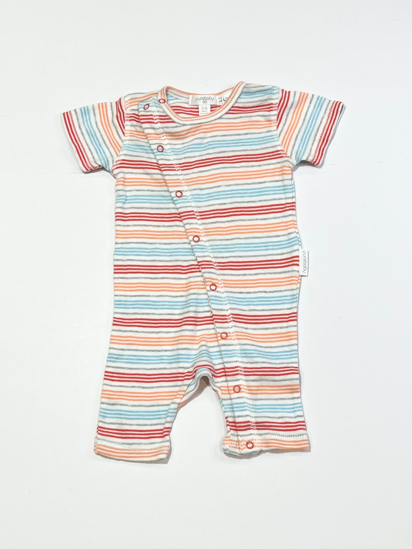 Striped ribbed romper - Size 00
