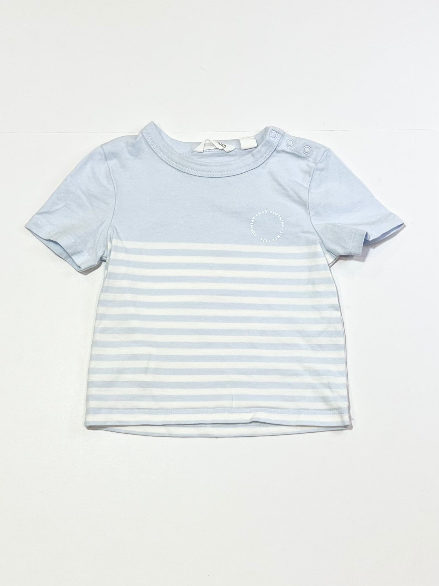 Blue striped tee - Size 0