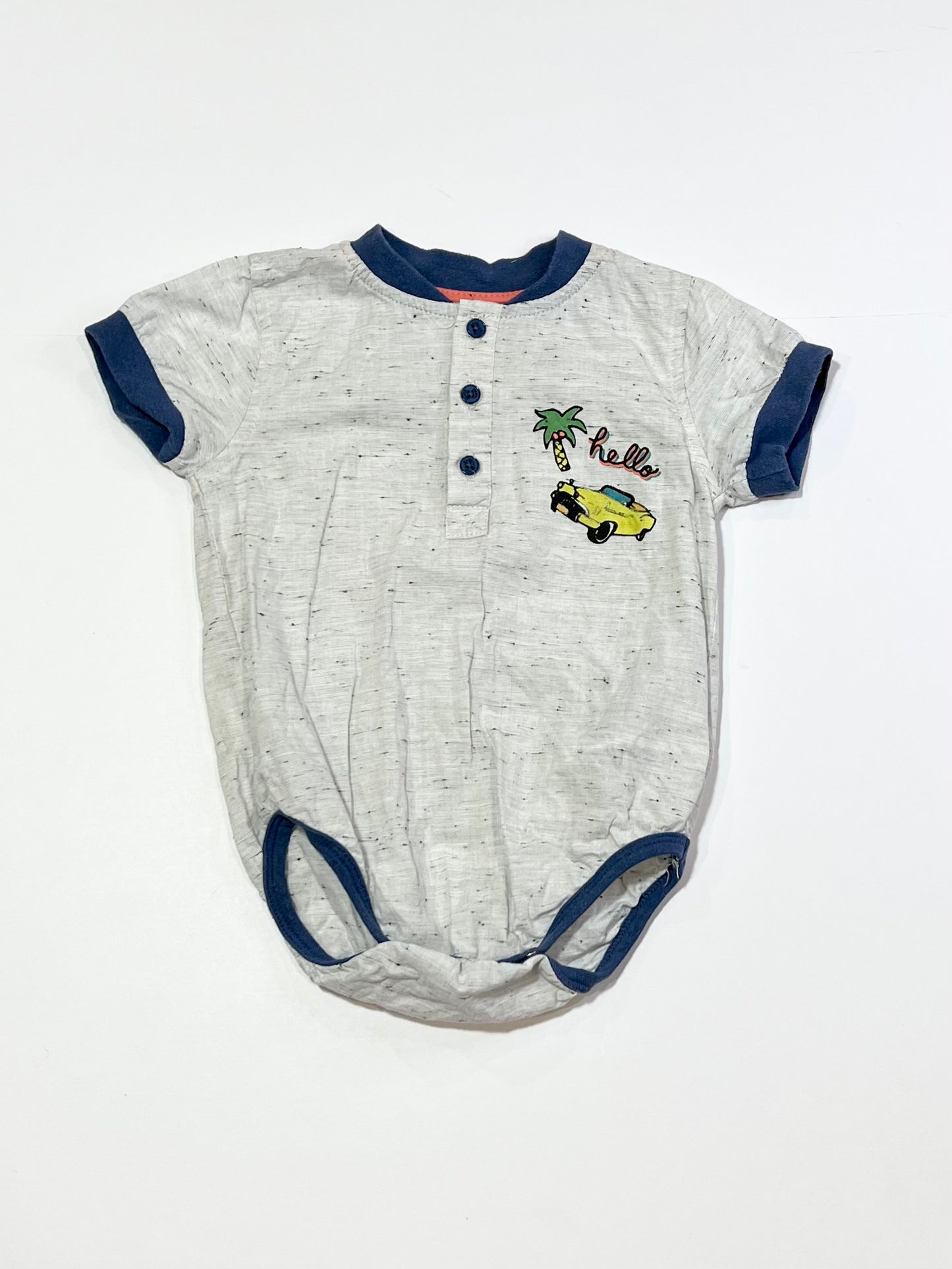 Grey cotton bodysuit - Size 0