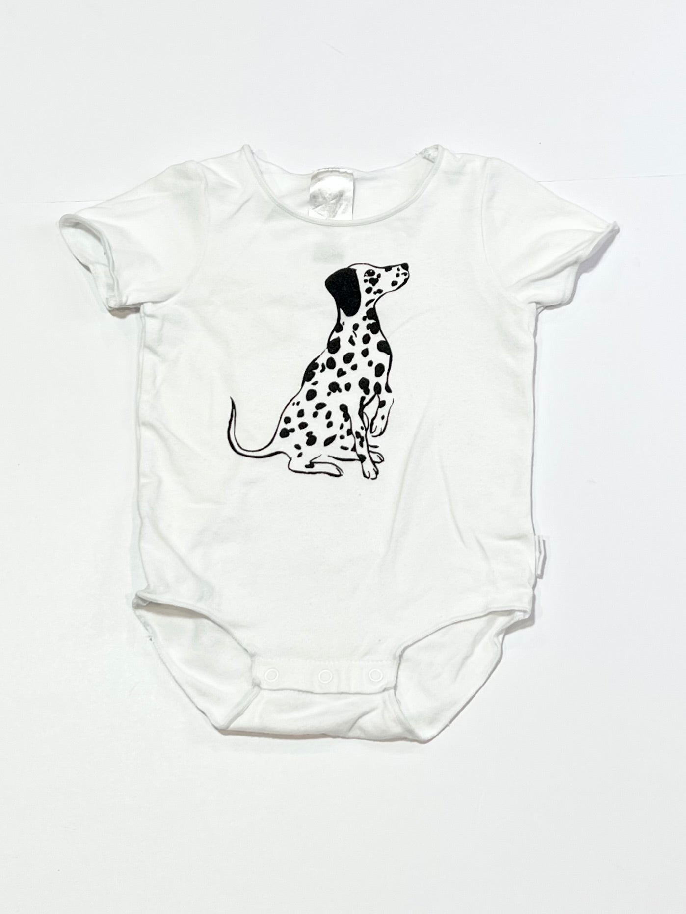 White dalmation bodysuit - Size 0