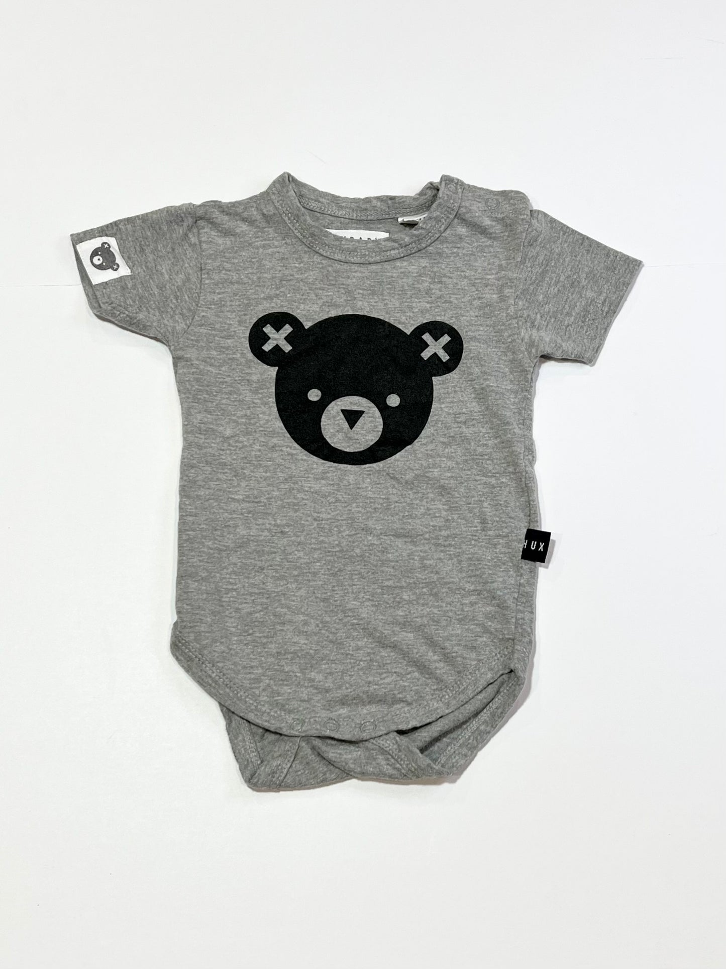 Grey bear bodysuit - Size 0