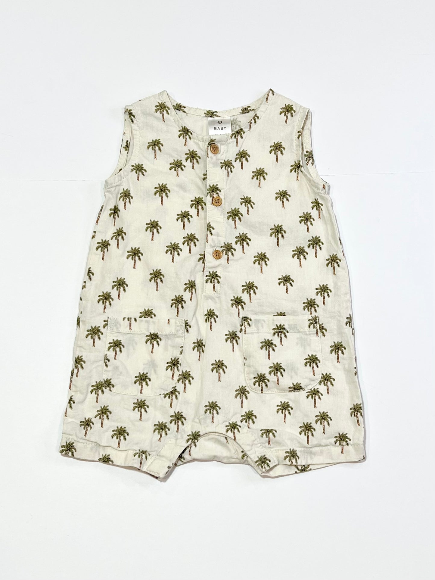 Palm trees romper - Size 0