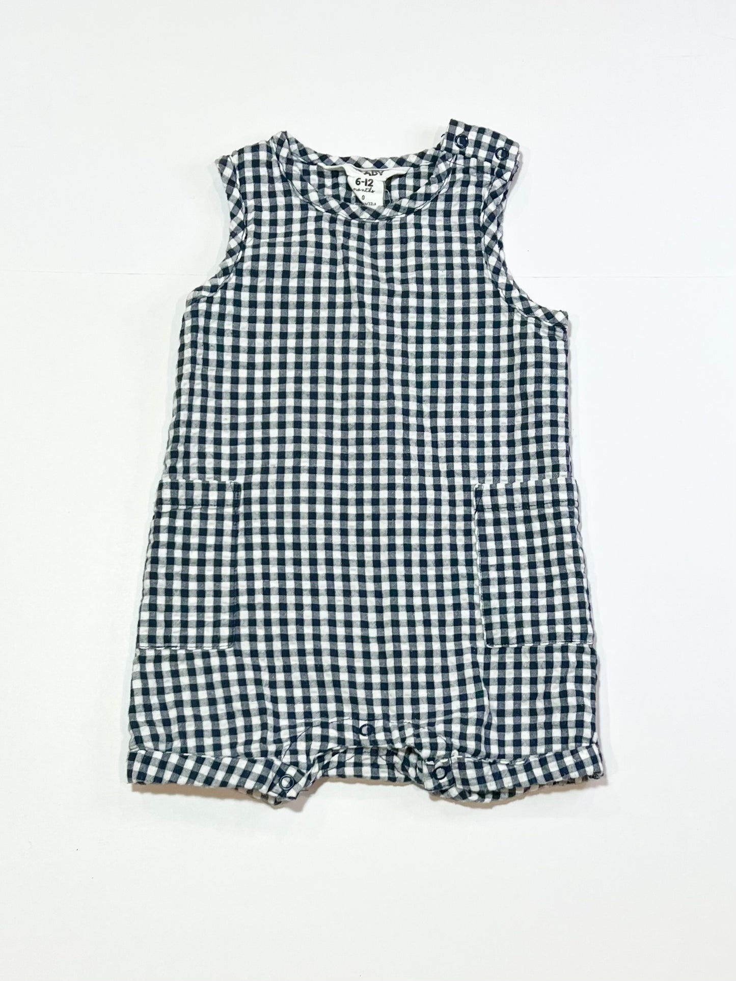 Gingham romper - Size 0
