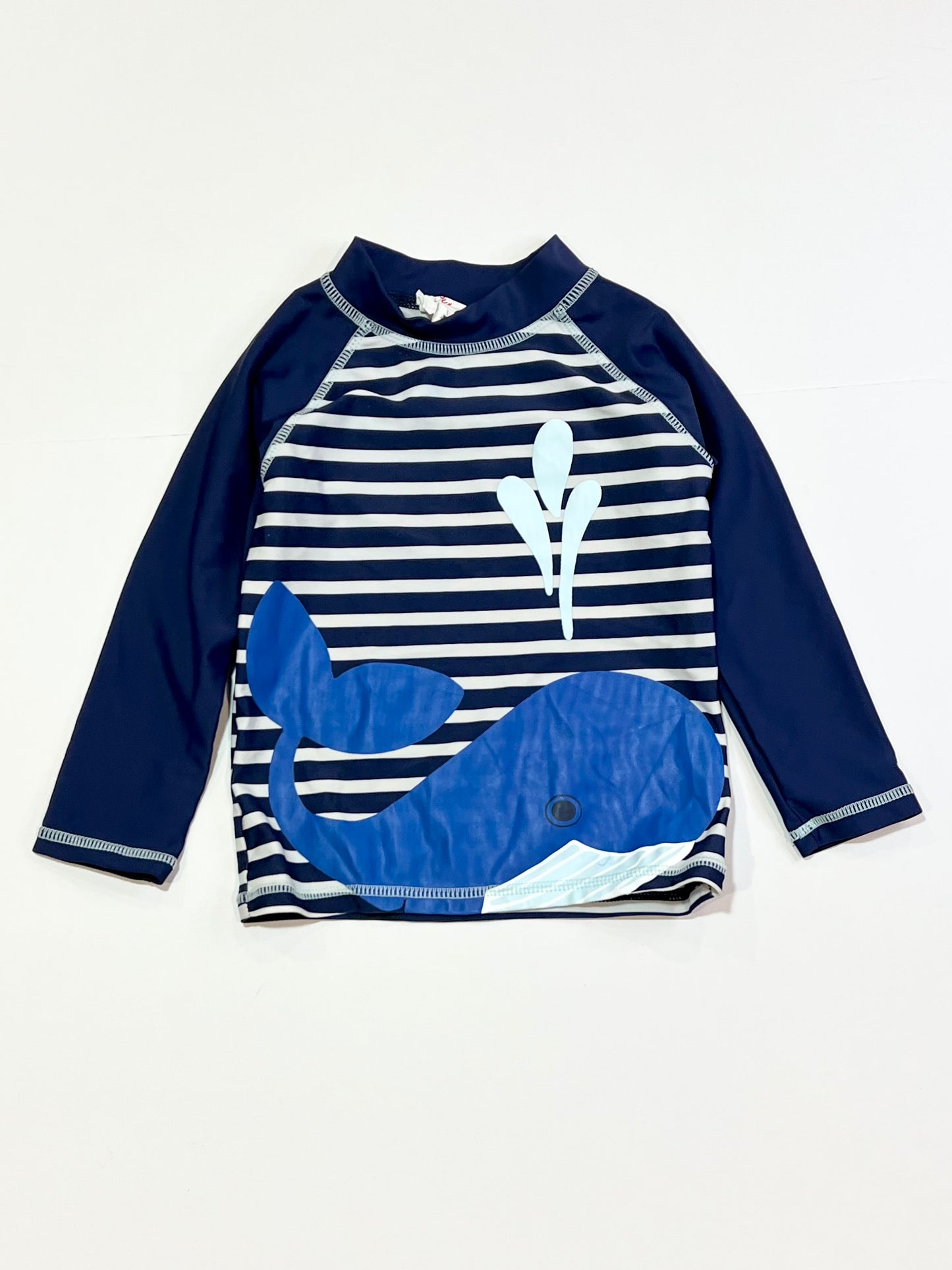 Striped whale rashie - Size 1