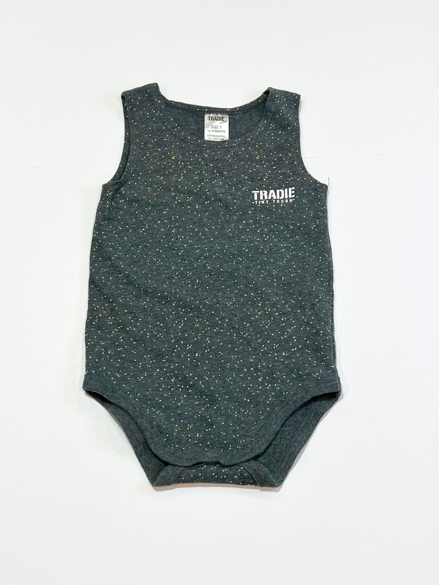 Grey speckled bodysuit - Size 1