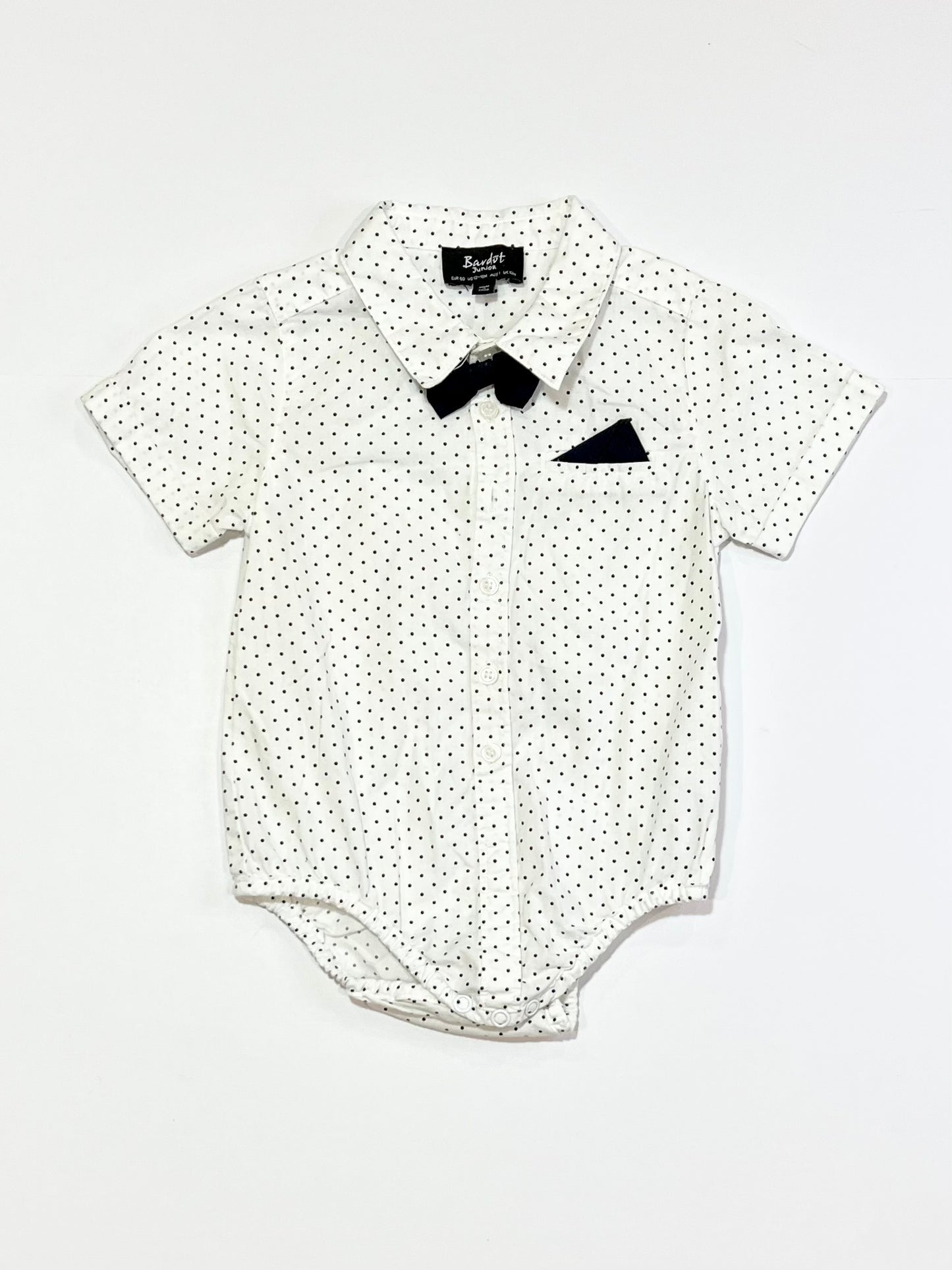 Spotted shirt bodysuit - Size 1