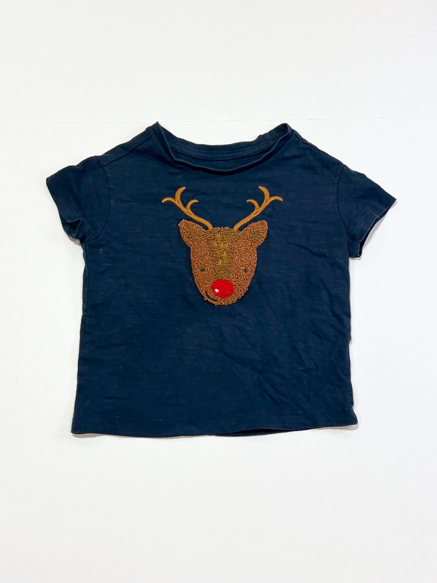 Christmas Rudolph tee - Size 1