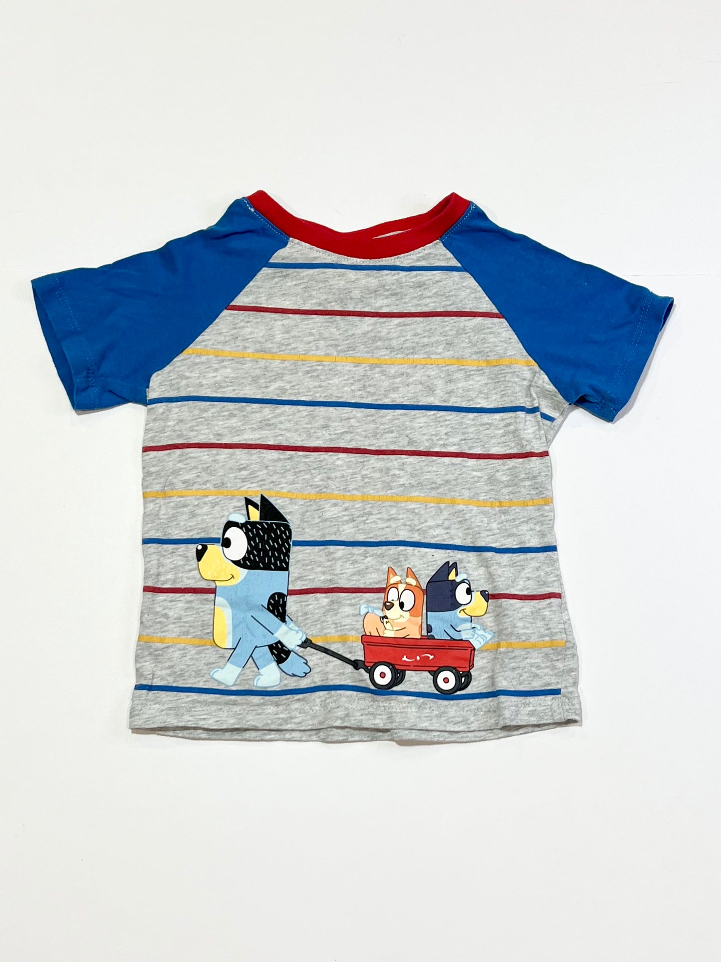 Striped Bluey tee - Size 1