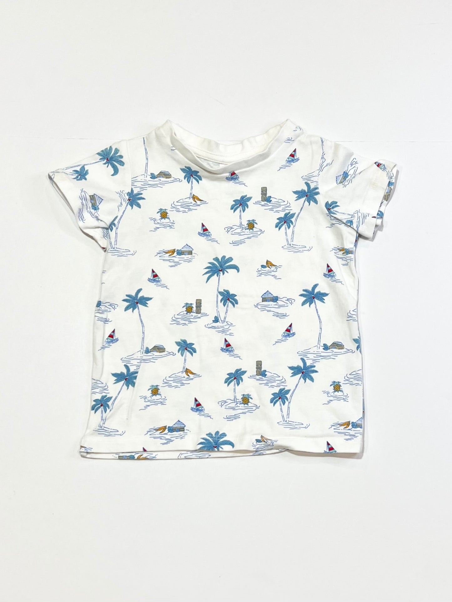Blue palms tee - Size 1