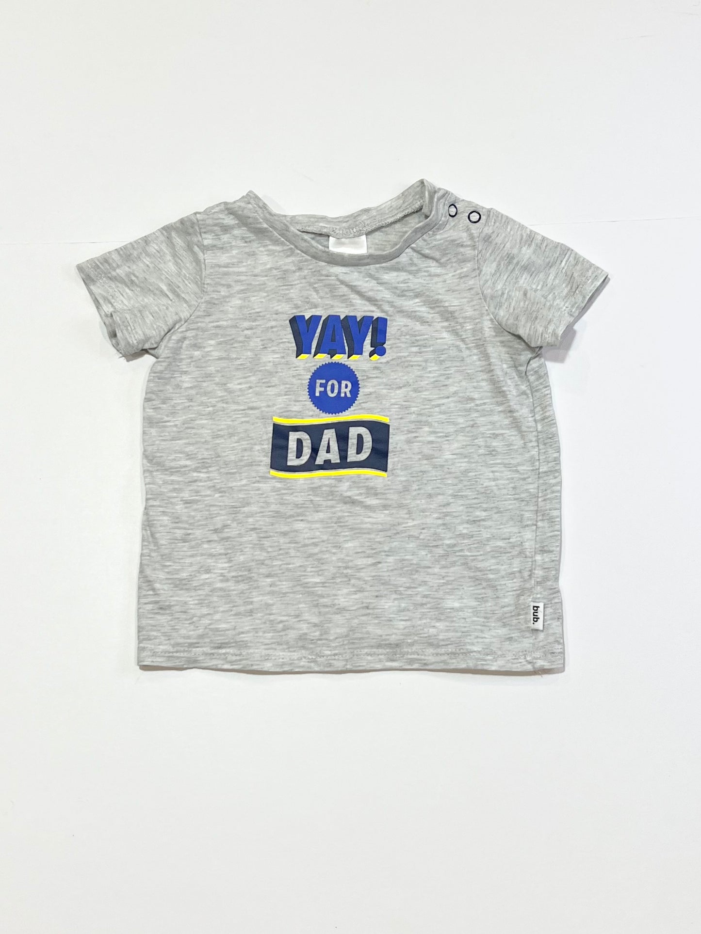 Yay for Dad tee - Size 1