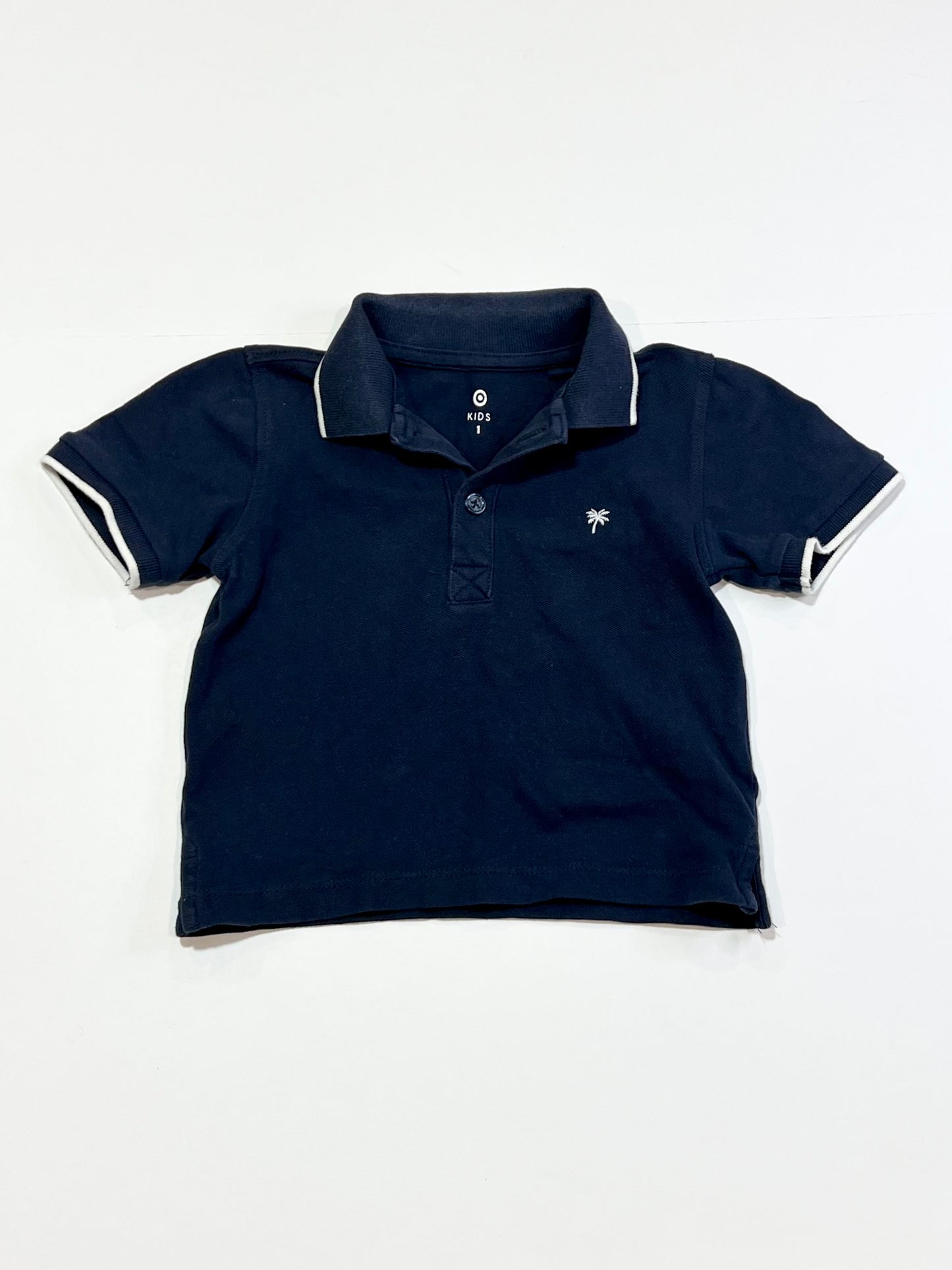 Navy polo shirt - Size 1