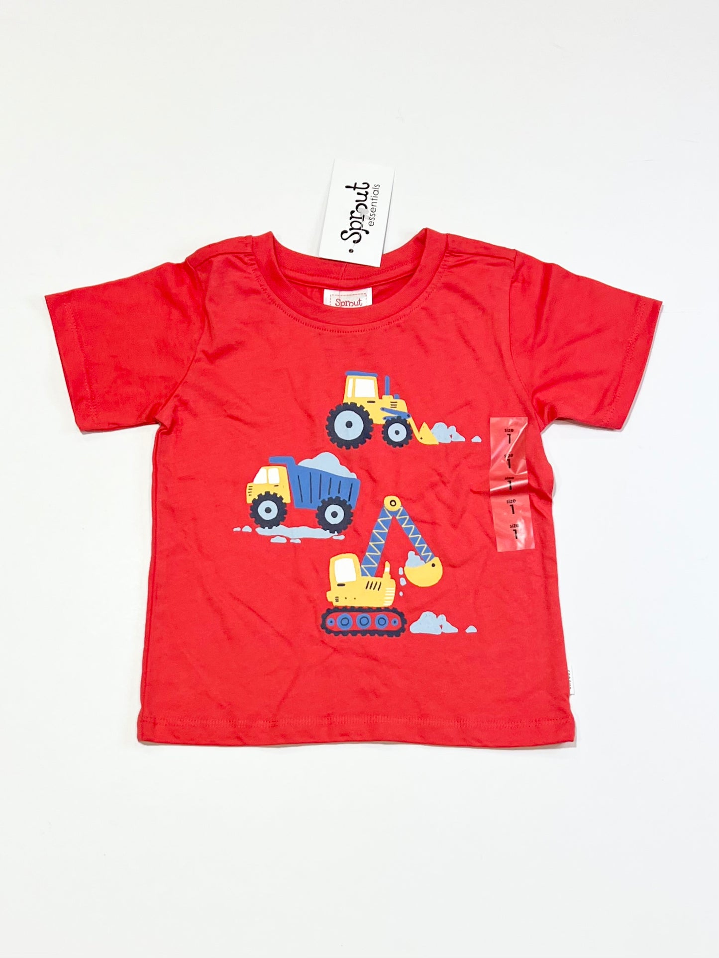 Red trucks tee brand new - Size 1