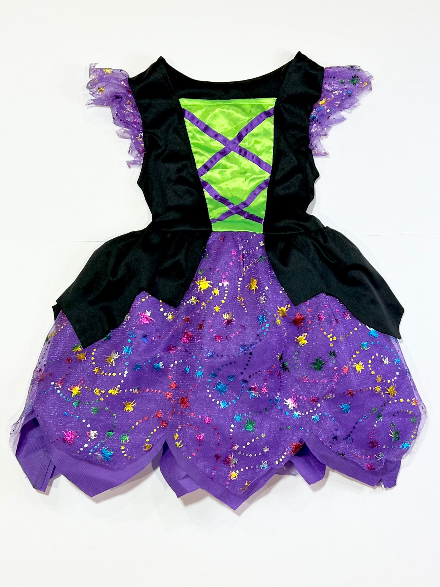 Spiders witch dress - Size 3-5 years