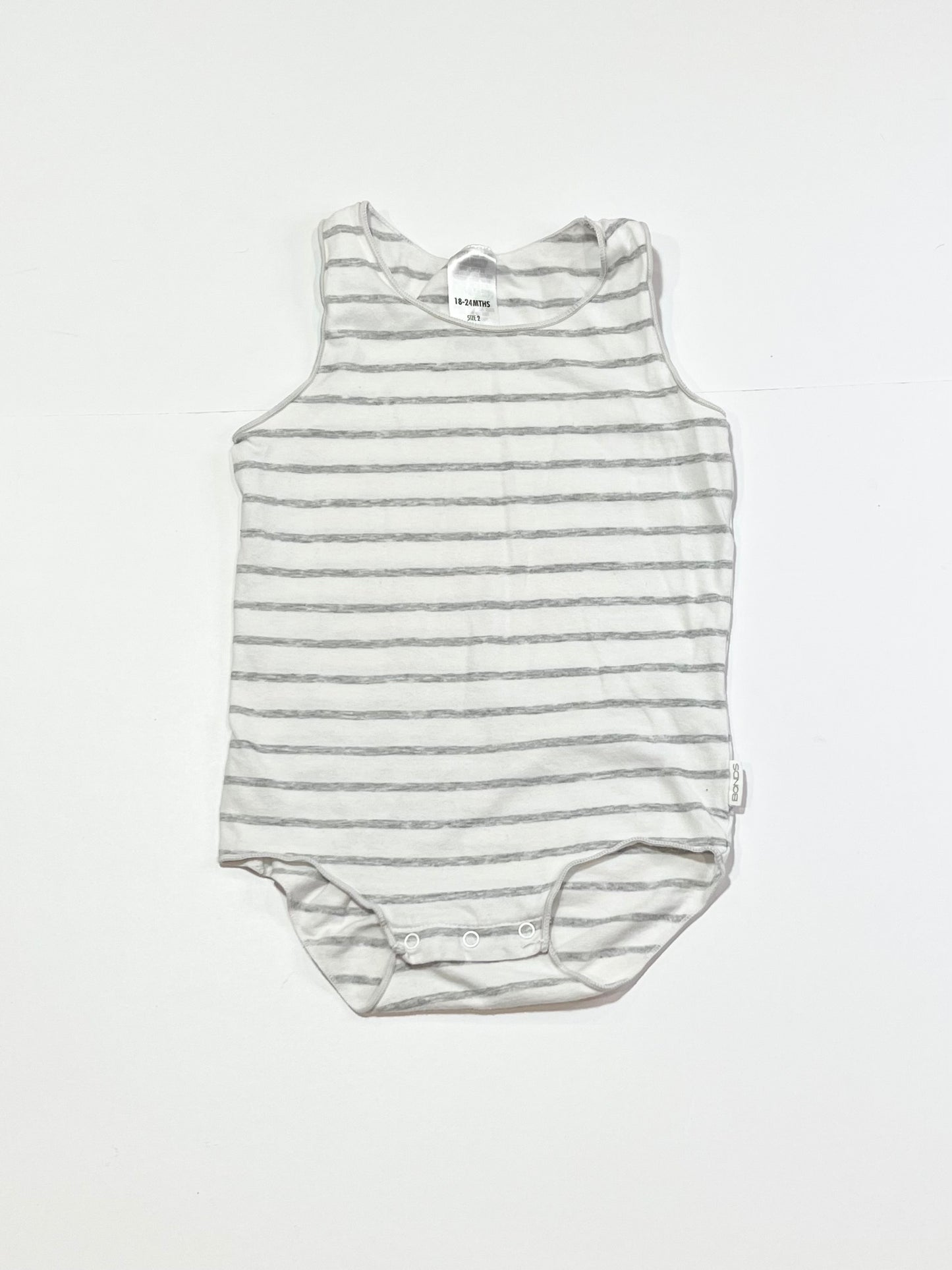 Striped bodysuit - Size 2