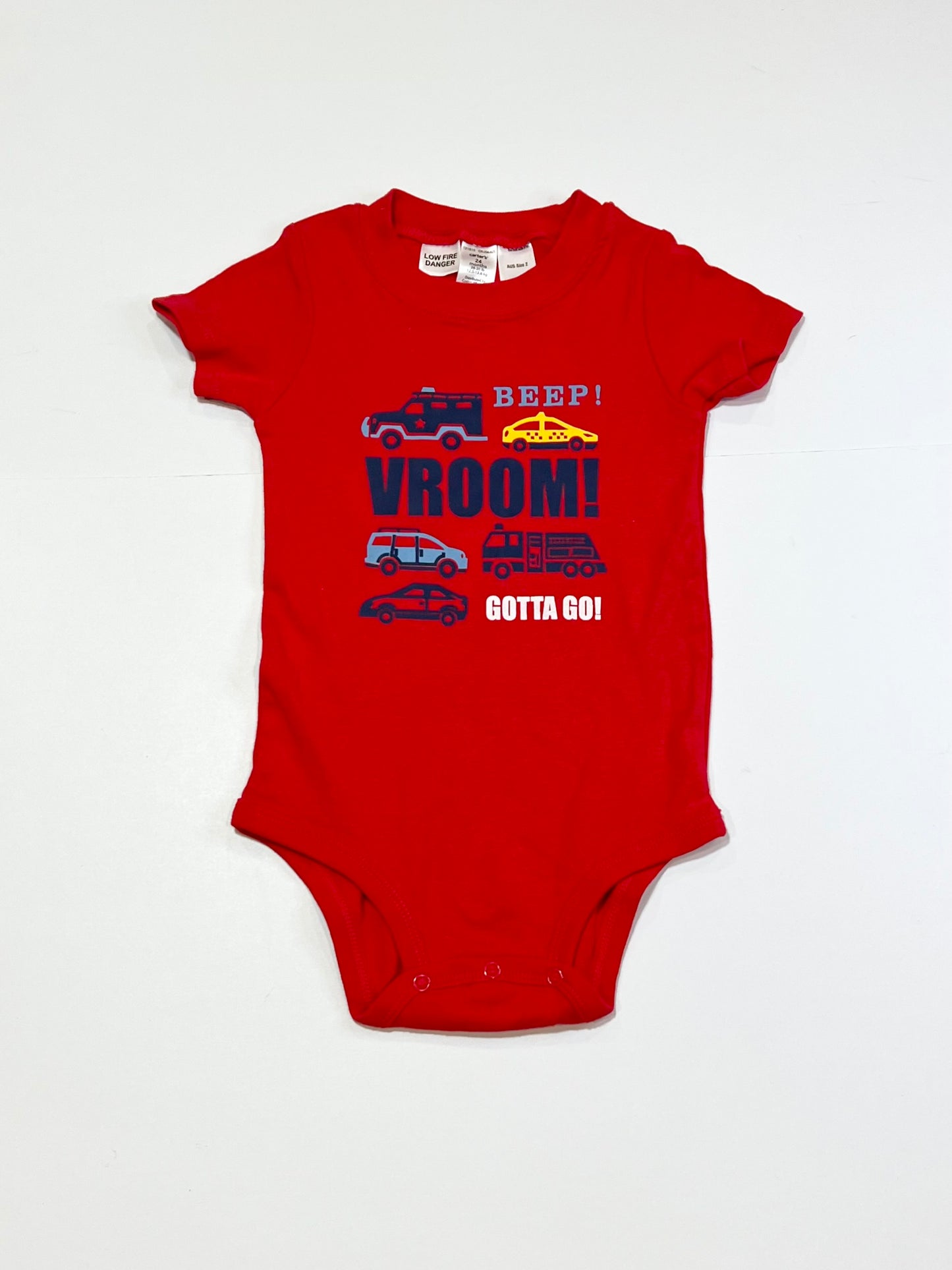 Red vroom! bodysuit - Size 2