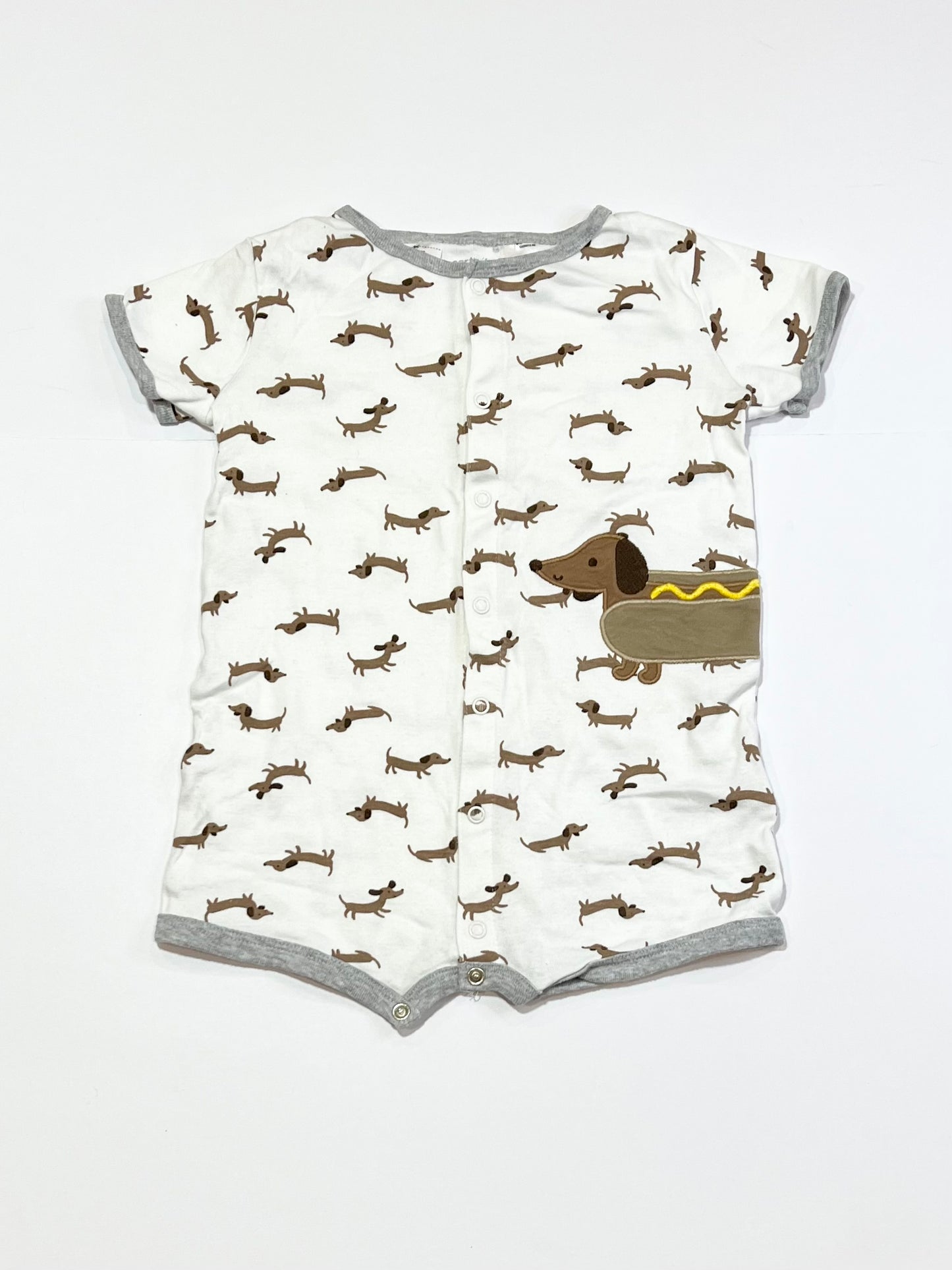 Sausage dog romper - Size 2
