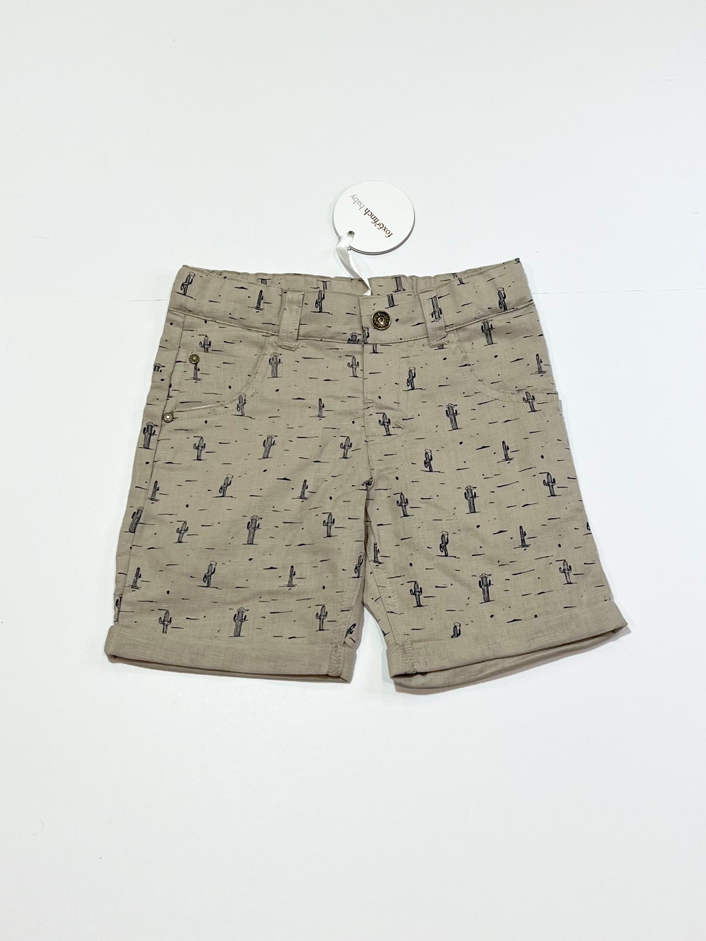 Brown cactus short brand new - Size 2