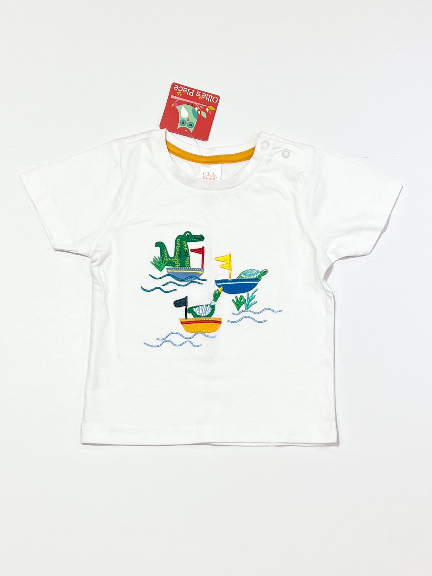 Sailing animals tee brand new - Size 2