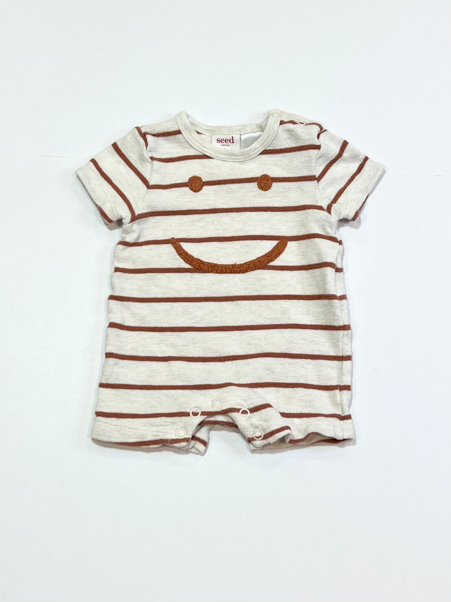 Striped face romper - Size 0000