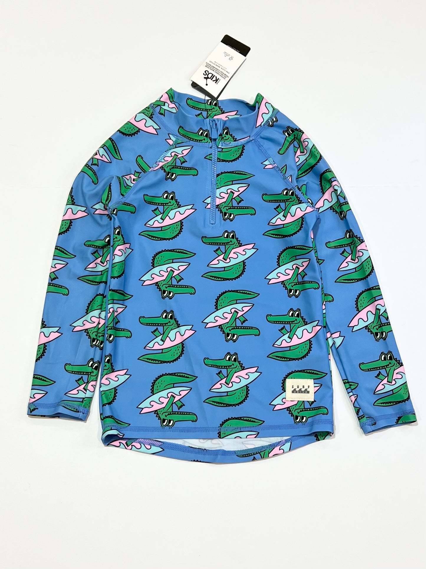 Surfing crocs rashie brand new - Size 4