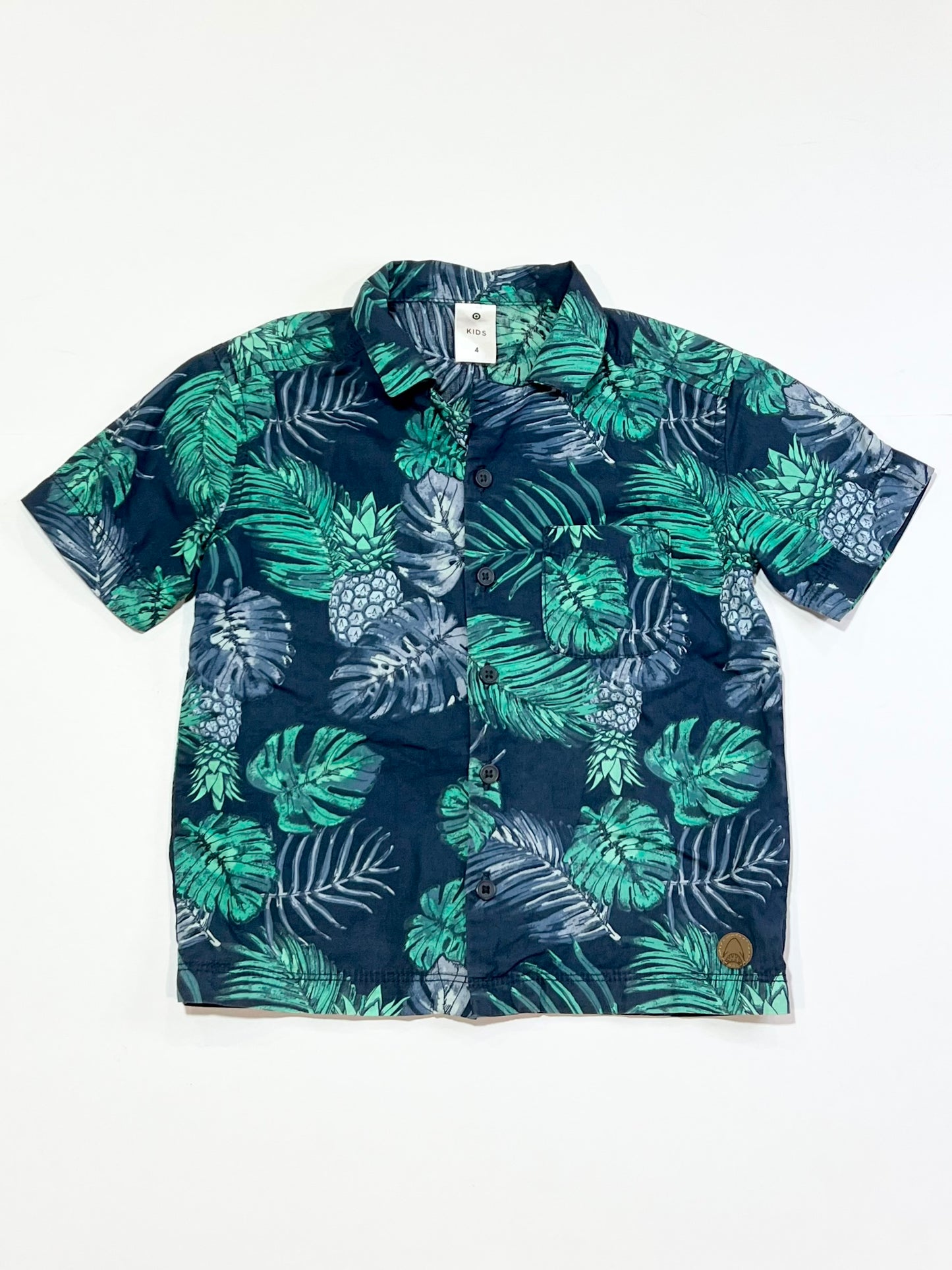 Leafy pineapples shirt - Size 4