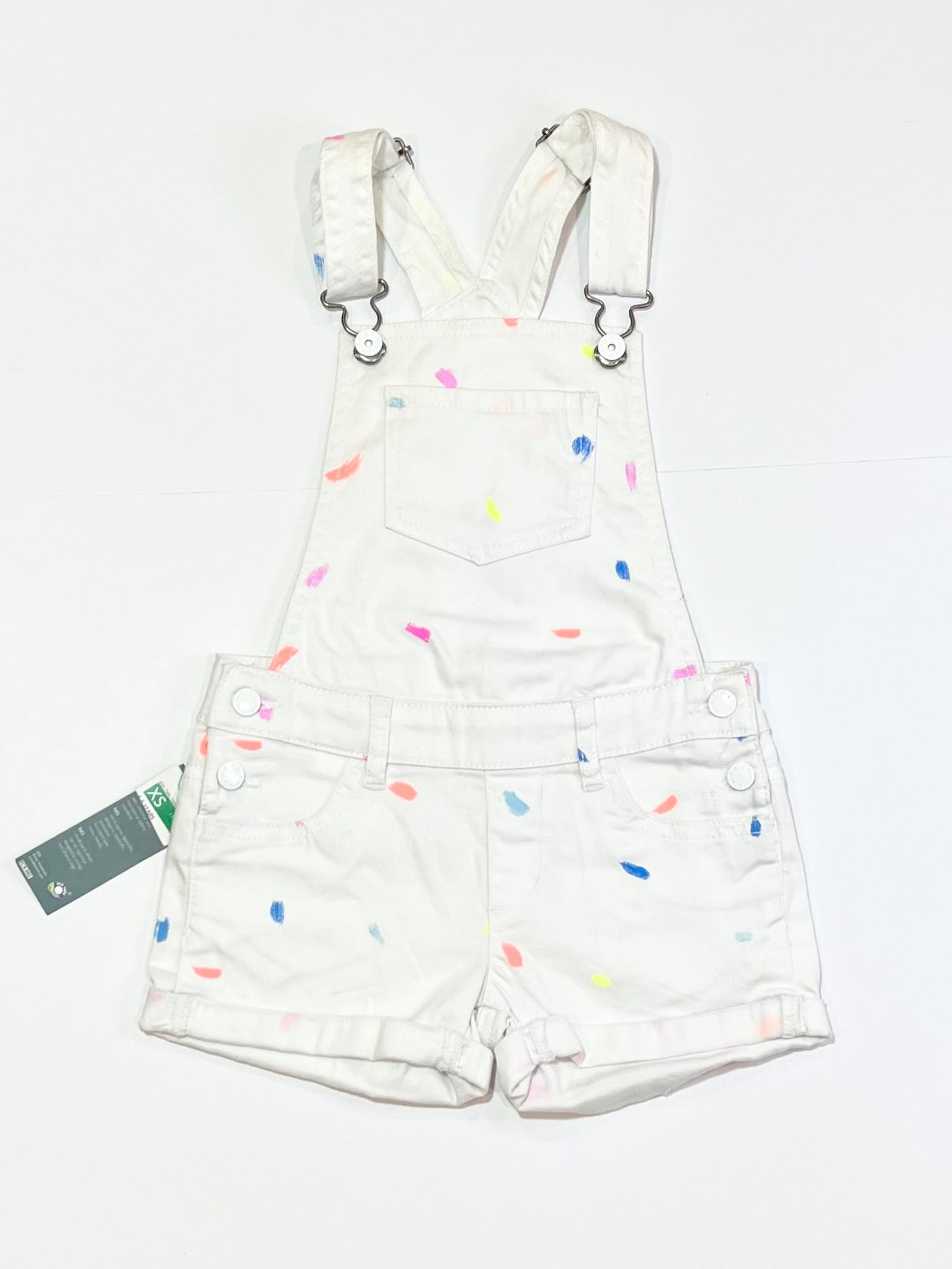 White overalls brand new - Size 4-5