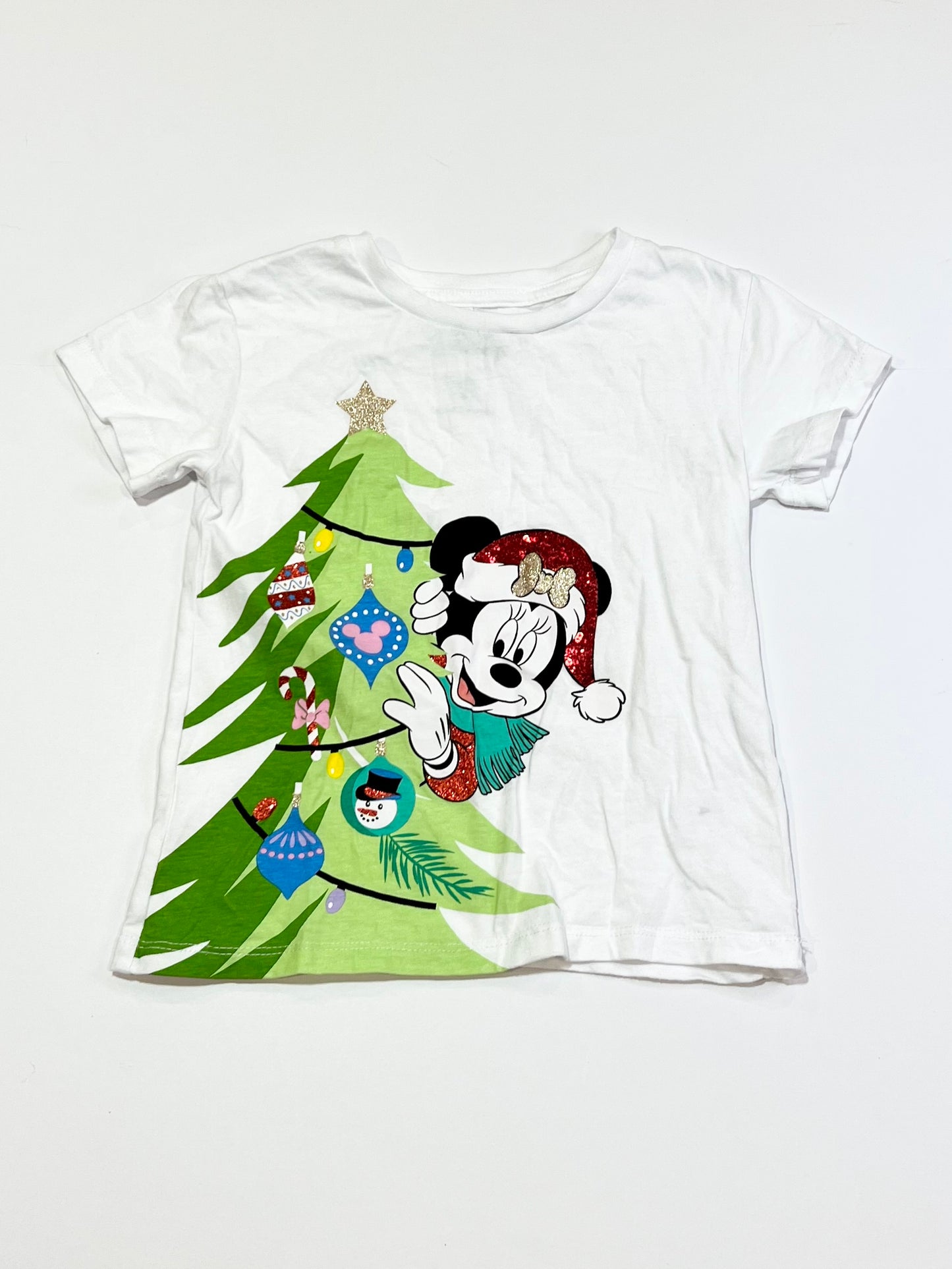 Christmas Minnie tee - Size 4